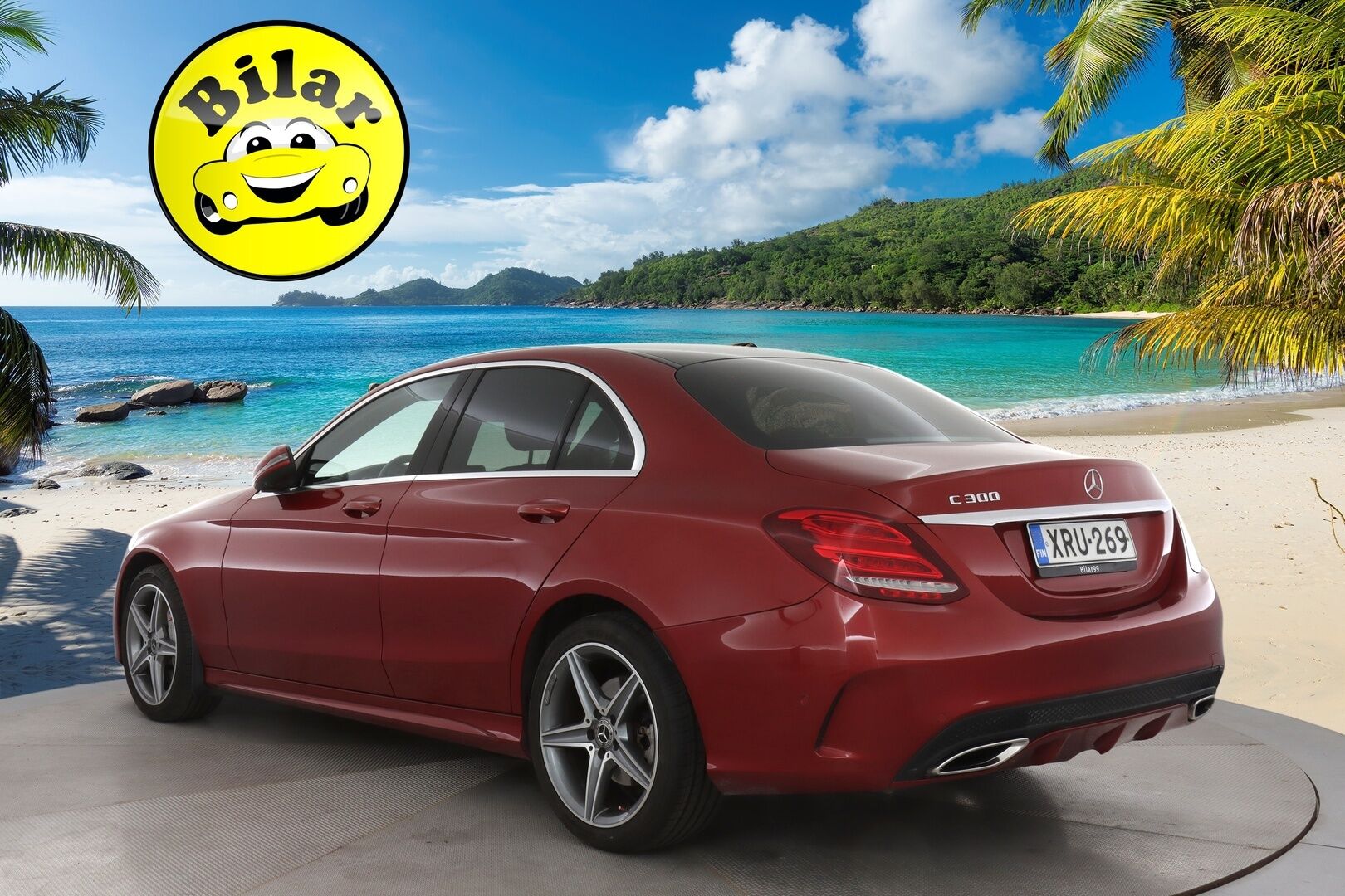 Mercedes-Benz C 2017 300 A AMG - | Huippu Varusteet | Burmester | Adapt. Vakkari | AIRMATIC | 360°-Kamera | BLIS | Muistipenkit sähköllä | Kaista-avustin  | 2x Renkaat& Vanteet |  