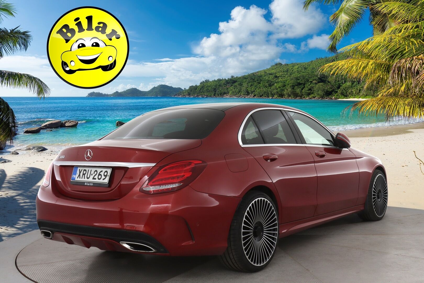Mercedes-Benz C 2017 300 A AMG - | Kovat Varusteet! | Burmester | Distronic+ | 360-Kamera | Kaistavahti | Navi | BLIS | ACC |