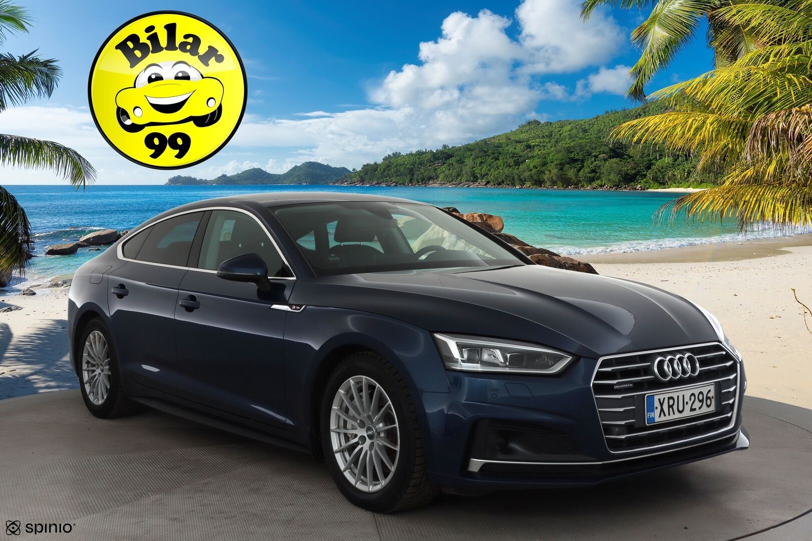 Audi A5 2017 Sportback Business Sport 2,0 TFSI 185 kW quattro S tronic * ACC / P.kamera / LED / Navi / Sporttinahat * - Kahdet renkaat aluvanteilla - HULLU BLACKWEEK KORKOTARJOUS 2,49%
