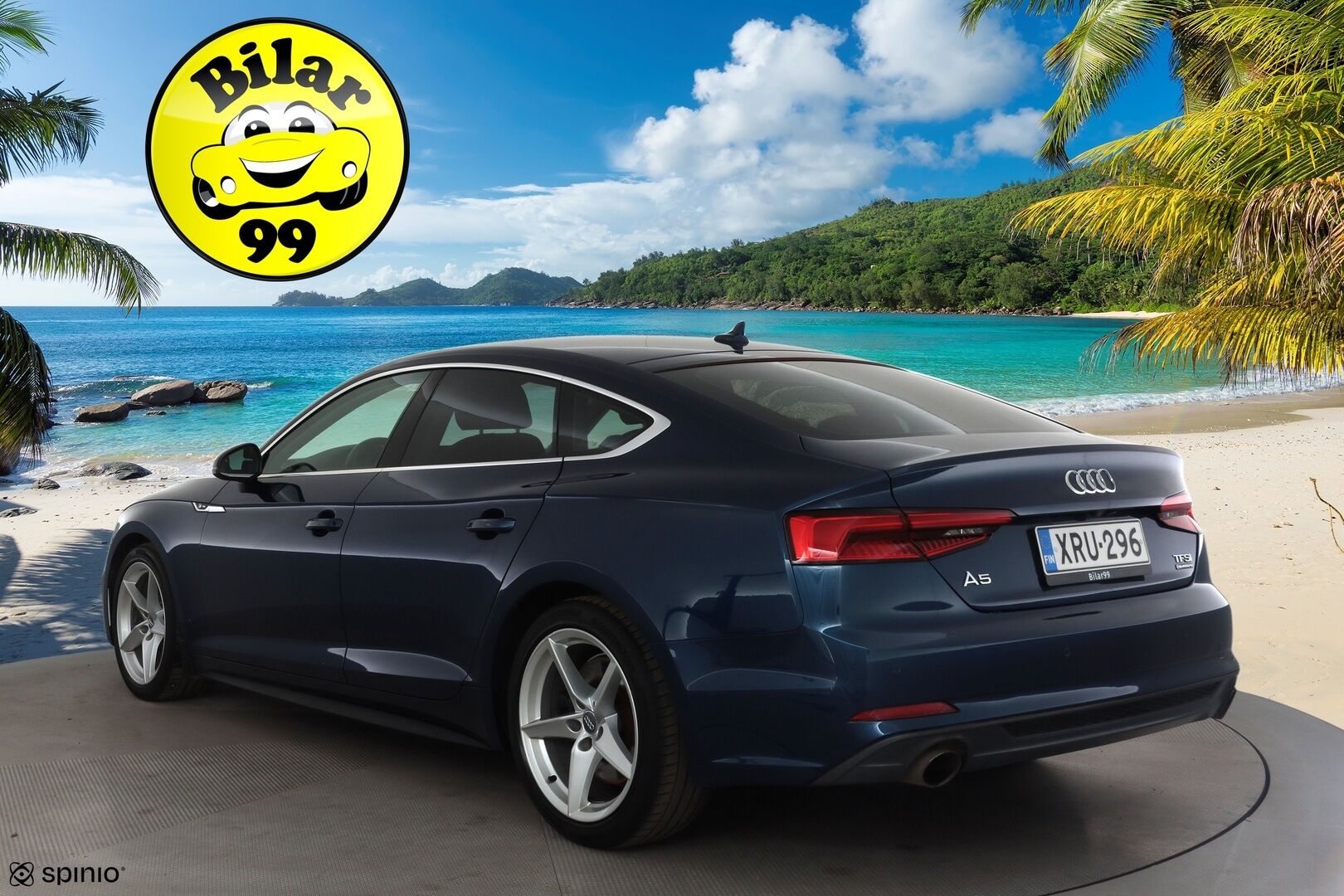 Audi A5 2017 Sportback Business Sport 2,0 TFSI 185 kW quattro S tronic * ACC / P.kamera / LED / Navi / Sporttinahat * - Kahdet renkaat aluvanteilla - HULLU BLACKWEEK KORKOTARJOUS 2,49%