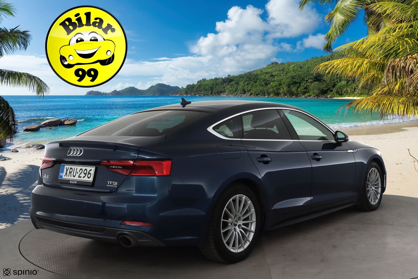 Audi A5 2017 Sportback Business Sport 2,0 TFSI 185 kW quattro S tronic * ACC / P.kamera / LED / Navi / Sporttinahat * - Kahdet renkaat aluvanteilla - HULLU BLACKWEEK KORKOTARJOUS 2,49%