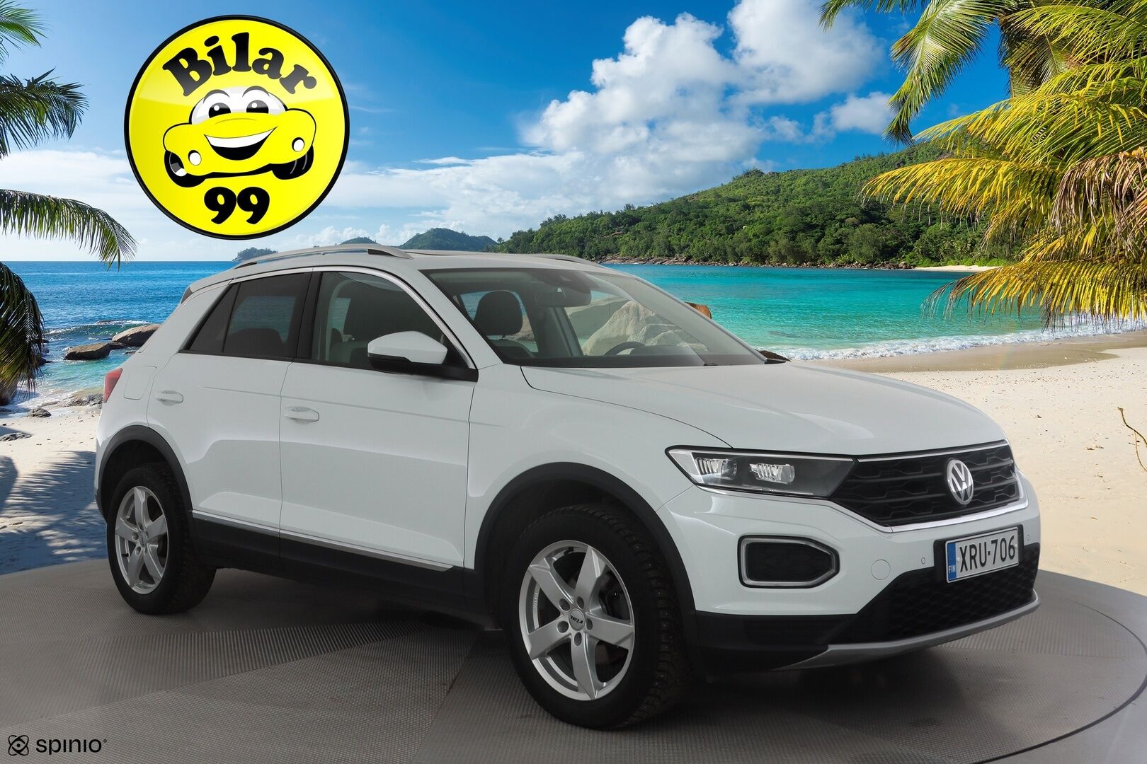 Volkswagen T-Roc 2020 Sport 1,5 TSI EVO 110 kW DSG * ACC / Panorama / Webasto / P.kamera / LED / Navi / Ratinlämmitin / Digimittaristo / KeylessGo * - 1.Om Suomi-auto / Kahdet renkaat aluvanteilla / ALV
