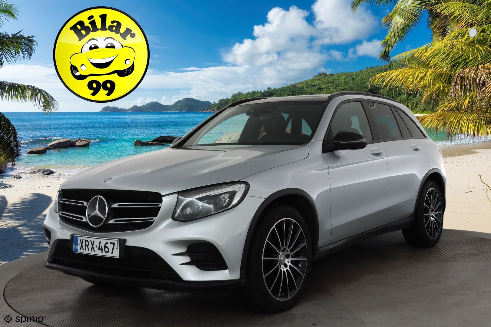 Mercedes-Benz GLC 2016 220 d 4Matic A Premium Business AMG * Distronic+ / Webasto / Burmester / Panorama / Ilma-alusta / Koukku * - Night - paketti / P.kamera / ILS LED / Sporttipenkit 