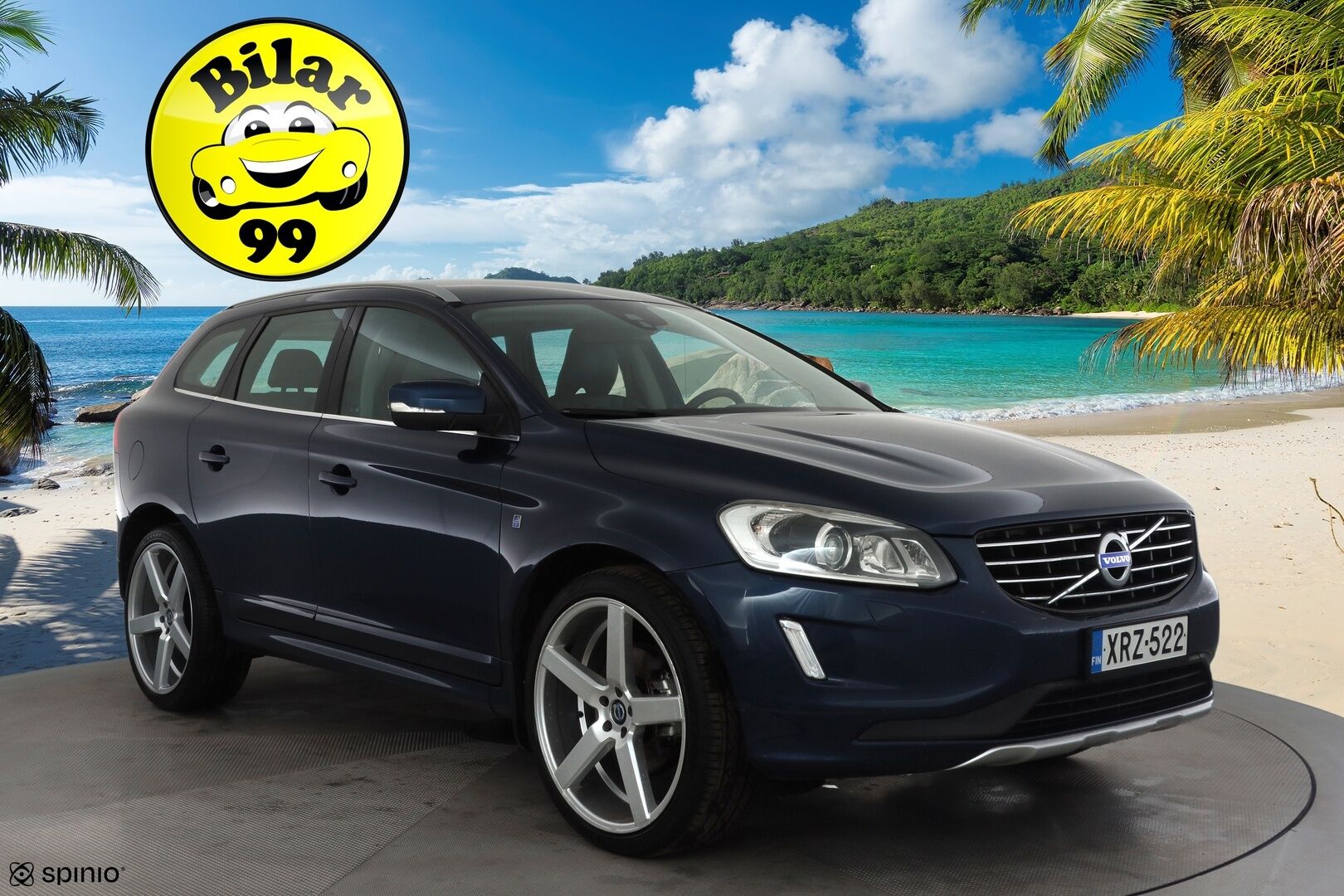 Volvo XC60 2015 D5 AWD Ocean Race aut * Vakkari / P.tutka / Digimittaristo / Puolinahat / Koukku / Webasto / Ratinlämmitin * - Kahdet renkaat aluvanteilla / Juuri huollettu! - HULLU BLACKWEEK KORKOTARJOUS 2,49%