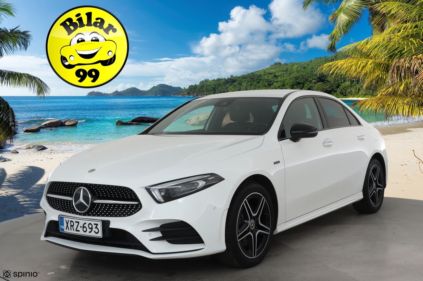 Mercedes-Benz A 2021 250 e A sedan Business AMG Edition EQ Power **Distronic / P.kamera / Multibeam / Widescreen / Sporttipenkit / Keyless** - Suomi-auto / 2x Latauskaapelit / Kahdet Renkaat