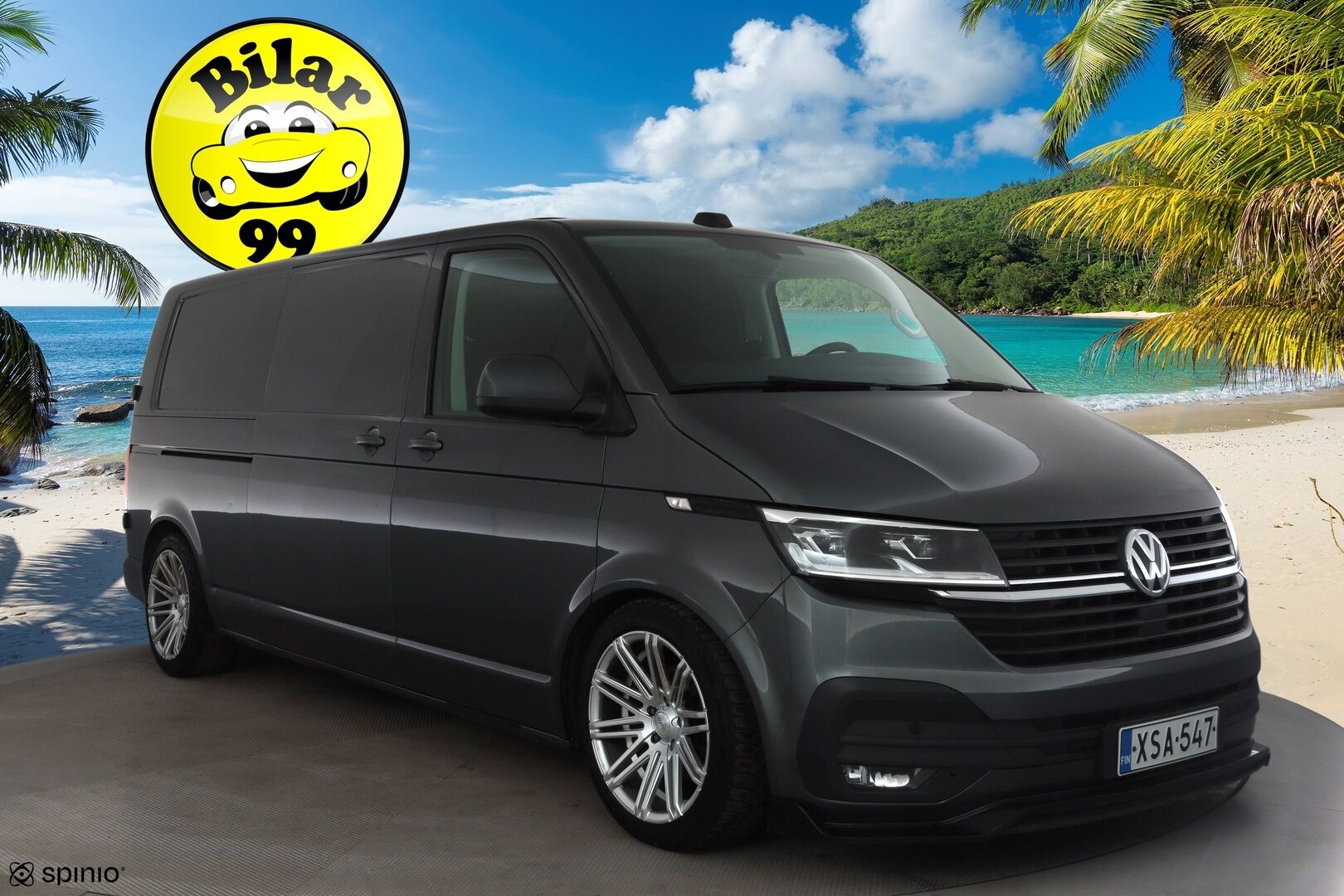 Volkswagen Transporter 2020 umpipakettiauto Pitkä 2,0 TDI 110 kW DSG * ACC / Webasto / P.Kamera LED /  Navi * - Kahdet renkaat