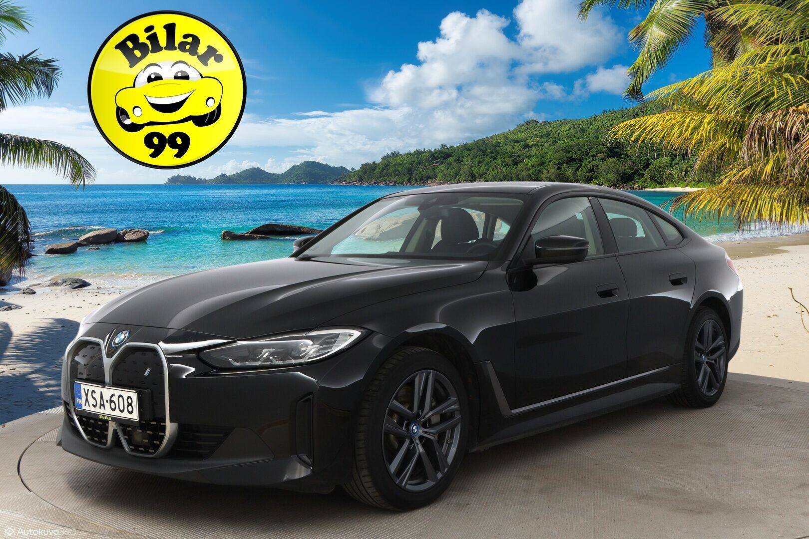 BMW i4 2022 83kWh, eDrive40 - 3,99 % KORKOTARJOUS TÄHÄN AUTOON - Peruutuskamera / Puolinahkasisusta / Sporttipenkit / Professional Navi / Apple&Android / Merkkihuollot