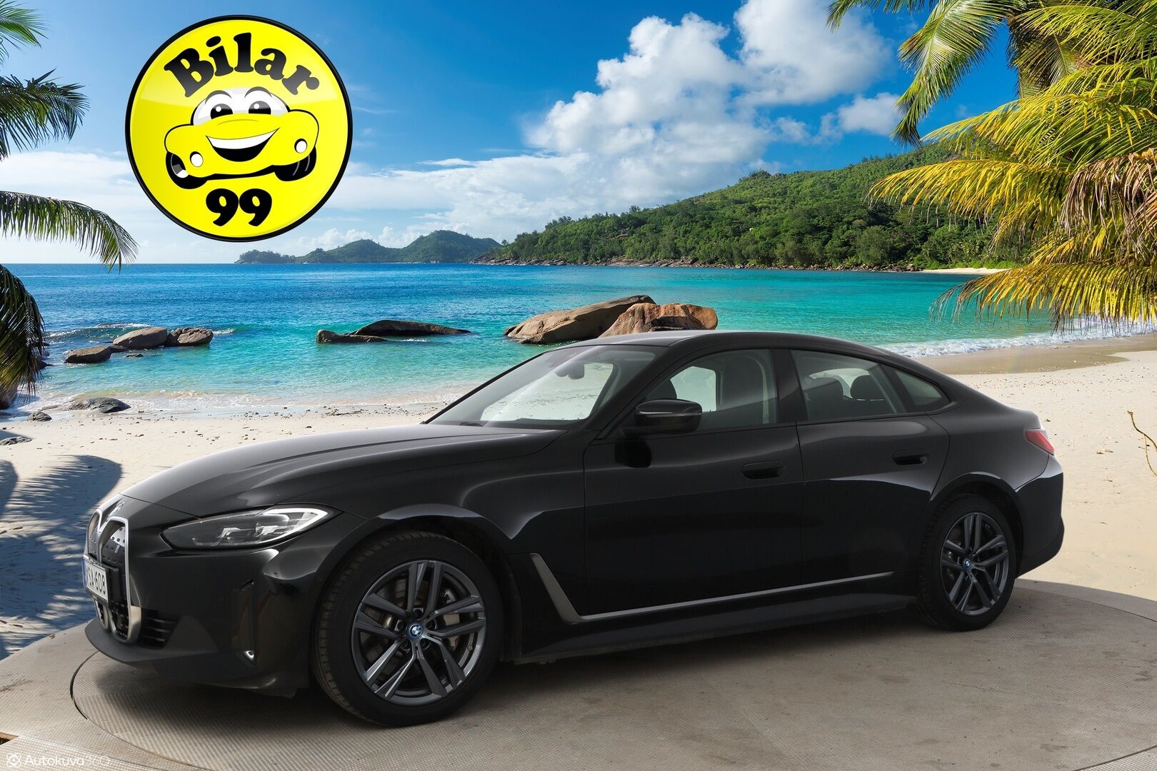 BMW i4 2022 83kWh, eDrive40 - 3,99 % KORKOTARJOUS TÄHÄN AUTOON - Peruutuskamera / Puolinahkasisusta / Sporttipenkit / Professional Navi / Apple&Android / Merkkihuollot