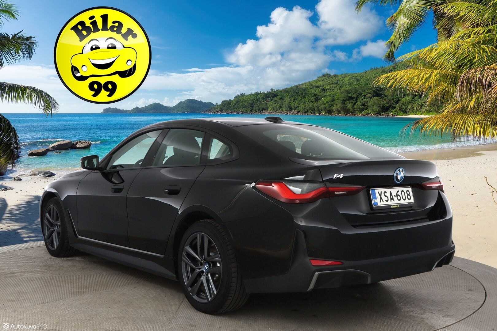 BMW i4 2022 83kWh, eDrive40 - 3,99 % KORKOTARJOUS TÄHÄN AUTOON - Peruutuskamera / Puolinahkasisusta / Sporttipenkit / Professional Navi / Apple&Android / Merkkihuollot