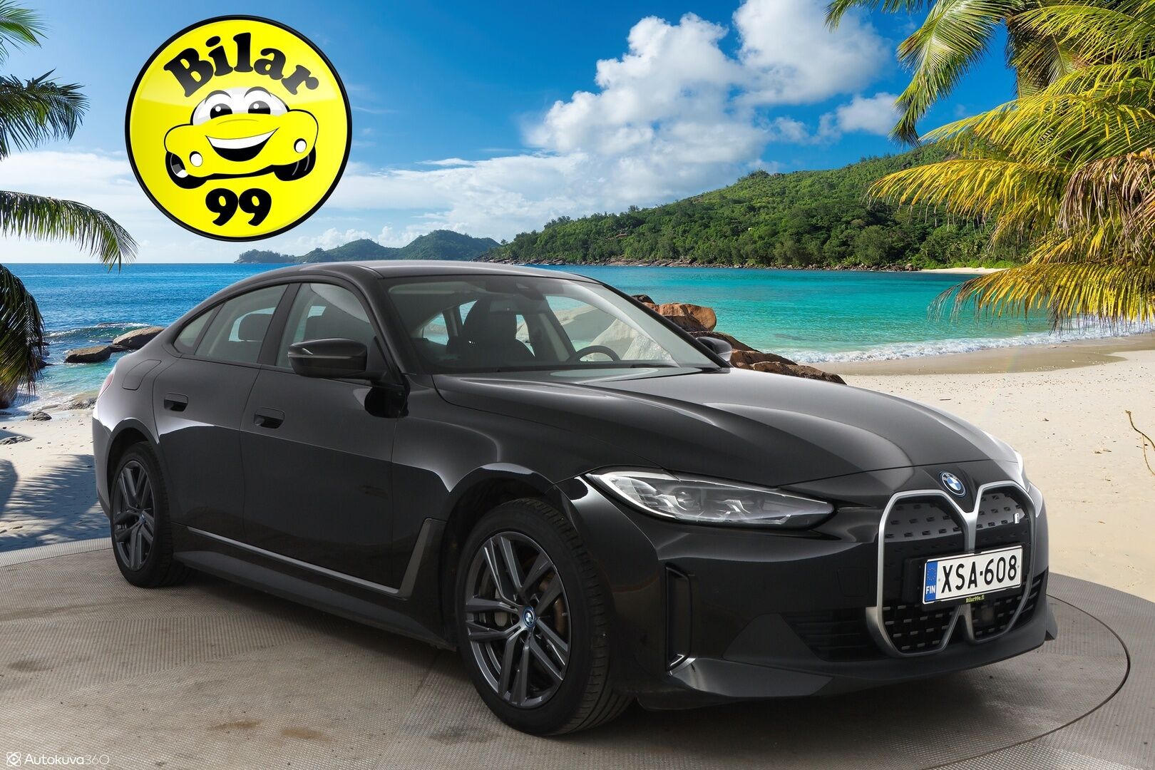 BMW i4 2022 83kWh, eDrive40 - 3,99 % KORKOTARJOUS TÄHÄN AUTOON - Peruutuskamera / Puolinahkasisusta / Sporttipenkit / Professional Navi / Apple&Android / Merkkihuollot