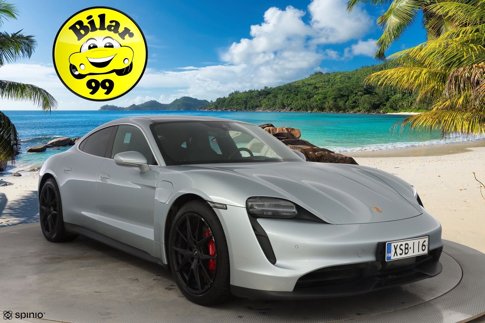 Porsche Taycan 2021 4S 420kW Performance Battery Plus * ACC / Bose / Muistipenkki / Apukuskin näyttö / Panorama / Peruutuskamera / Keyless * - Akku kuntotarkastettu / Merkkihuollettu, viimeisin huolto 59tkm / 2x vanteet