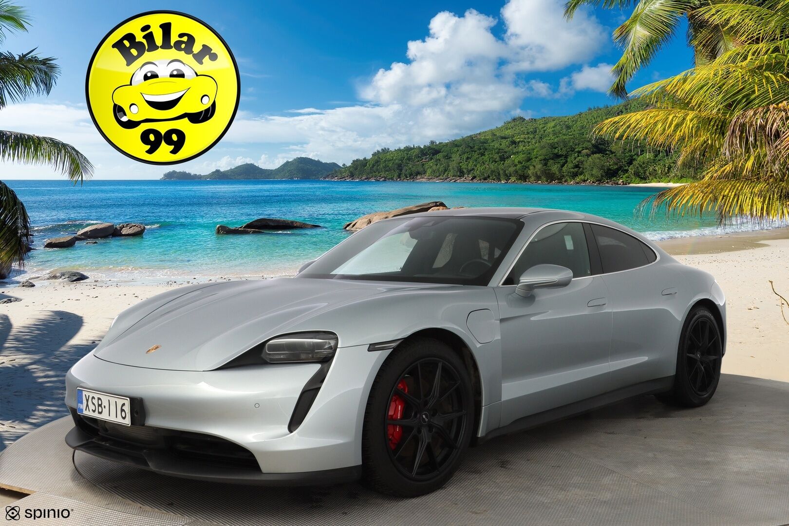 Porsche Taycan 2021 4S 420kW Performance Battery Plus * ACC / Bose / Muistipenkki / Apukuskin näyttö / Panorama / Peruutuskamera / Keyless * - Akku kuntotarkastettu / Merkkihuollettu, viimeisin huolto 59tkm / 2x vanteet