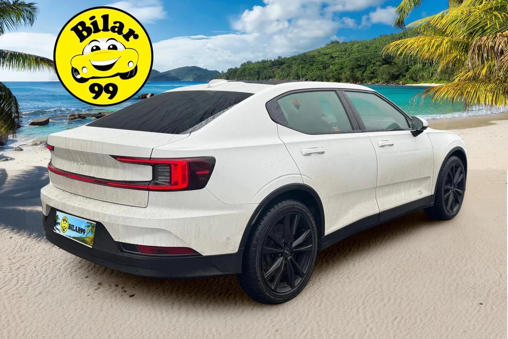 Polestar 2 2022 Long Range Dual Motor 300kW 78kWh * ILP / ACC / Vetokoukku / Panorama / H&K / 360-kamera * - Pilot ja Plus / Akku kuntotarkastettu / 2x vanteet - HULLUT JOULUT KORKOTARJOUS 2,49% 