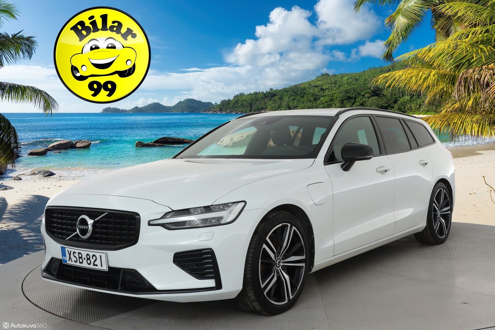 Volvo V60 2021 T6 TwE AWD R-Design aut **Panorama / Pa-lämmitin / Koukku / Adapt. vakkari / Muistipenkki / P.Kamera** - * Siisti R-Design hyvällä akkutestillä, AVILOO SoH arvo 86% *