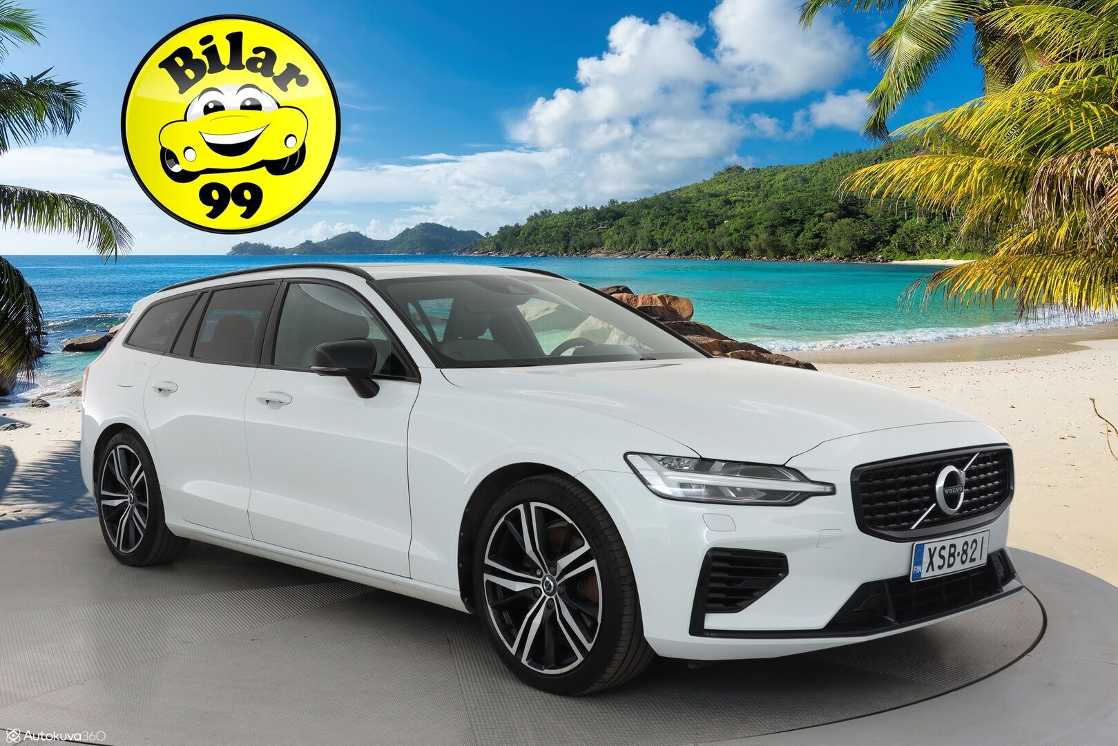 Volvo V60 2021 T6 TwE AWD R-Design aut **Panorama / Pa-lämmitin / Koukku / Adapt. vakkari / Muistipenkki / P.Kamera** - * Siisti R-Design hyvällä akkutestillä, AVILOO SoH arvo 86% *