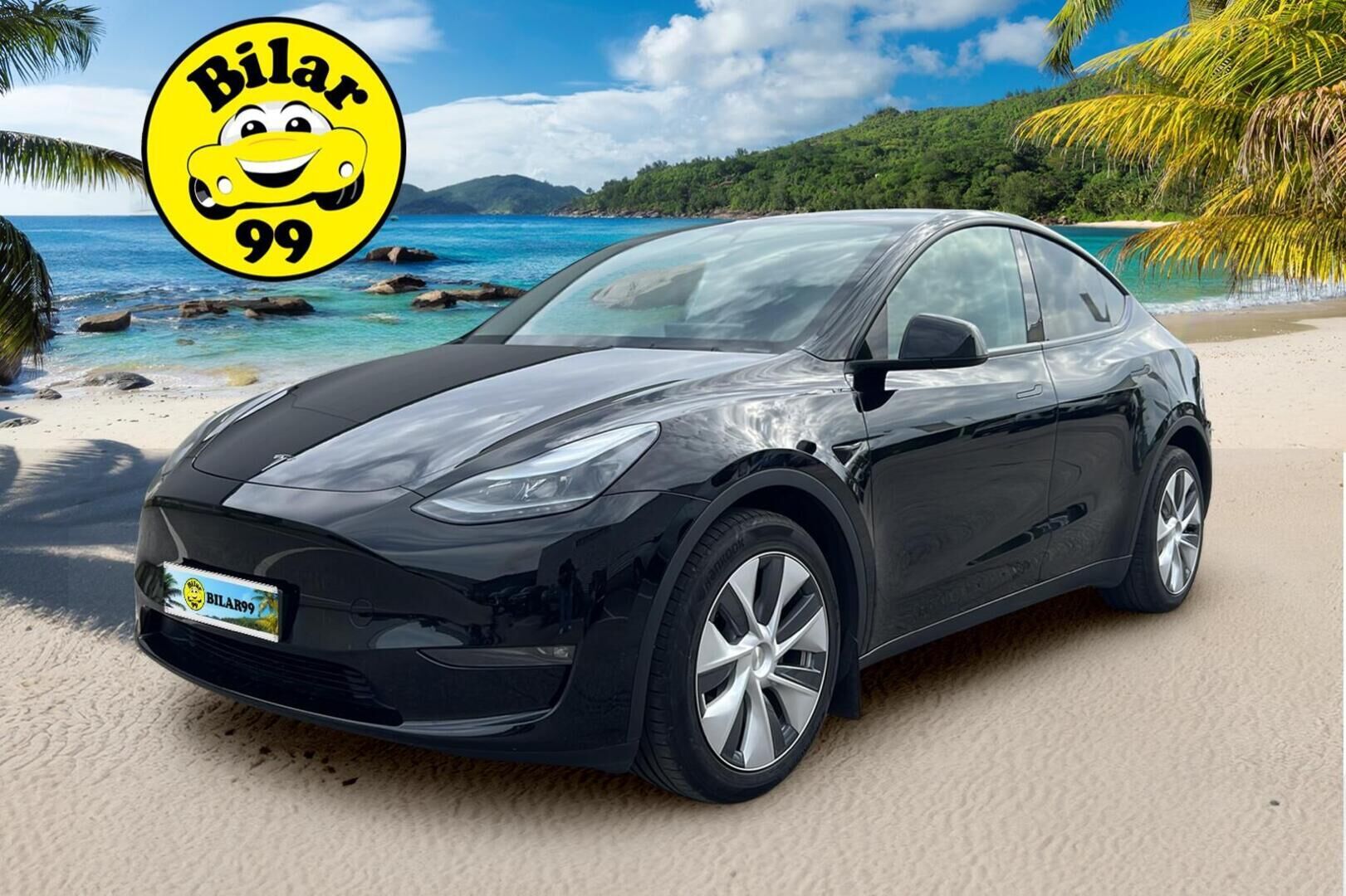 Tesla Model Y 2023 Long Range - 3,99 % KORKOTARJOUS TÄHÄN AUTOON 31.8. ASTI! - 1Om Suomiauto / Vetokoukku / Lämpöpumppu / Premium Audio / Matrix LED / Peruutuskamera / Juuri tullut Tampereelle!