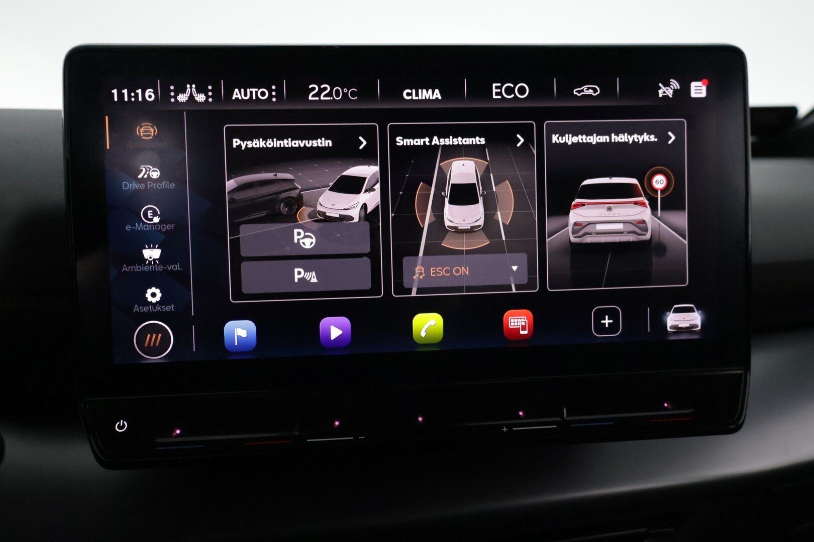 Cupra Born 2022 Impulse 170 kW 77/82 kWh *ACC / HUD / Mukautuva alusta / P. Kamera / Kaistavahti / Hierova penkki * - *SOH 93% / Siisti maalipinta / Yksilö!*