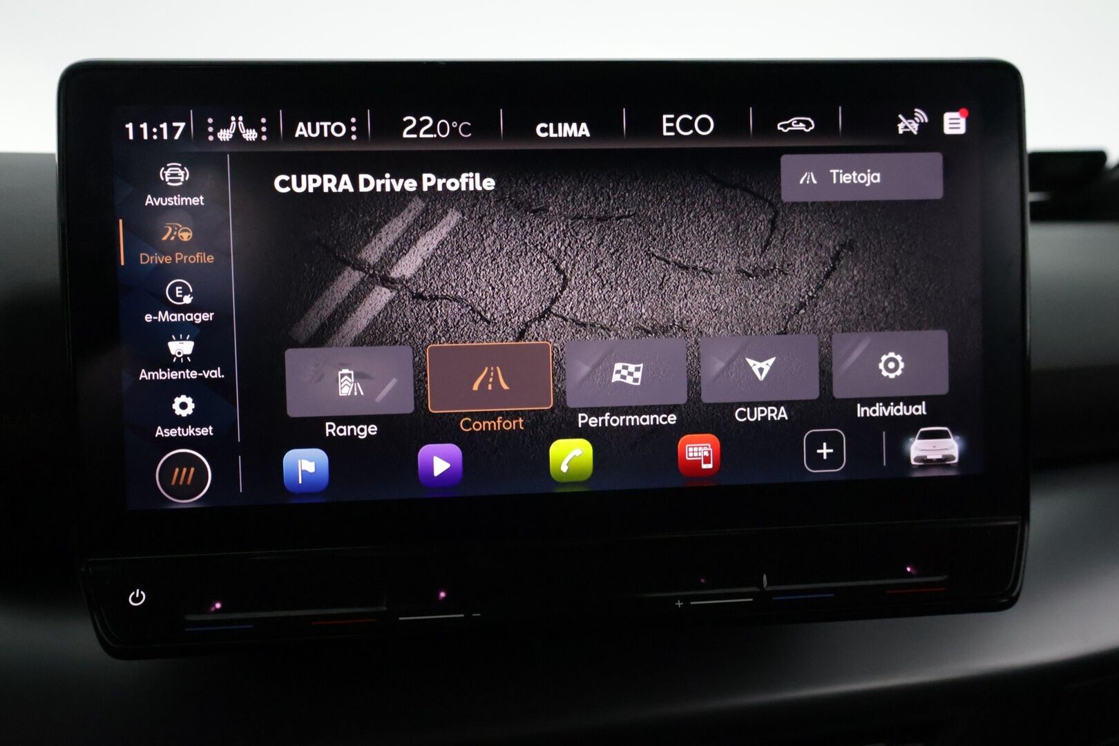 Cupra Born 2022 Impulse 170 kW 77/82 kWh *ACC / HUD / Mukautuva alusta / P. Kamera / Kaistavahti / Hierova penkki * - *SOH 93% / Siisti maalipinta / Yksilö!*