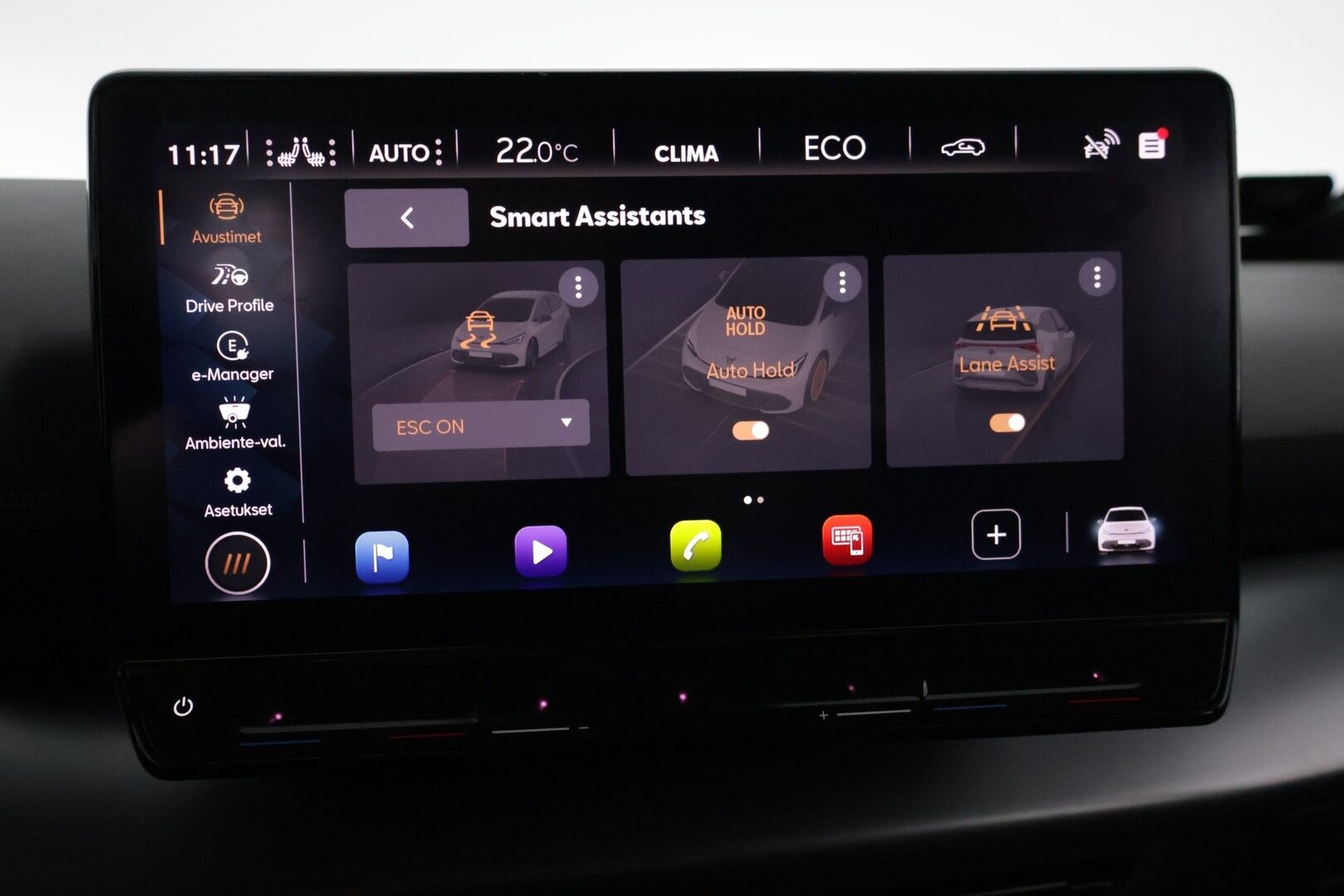 Cupra Born 2022 BORN Impulse 170 kW 77/82 kWh *Mukautuva alusta / Adapt. Vakkari / P. Kamera / Kaistavahti / HUD / Hierova penkki * - SOH 93% / Renkaat ajokuntoiset / Siisti maalipinta / Yksilö! * - HULLU BLACKWEEK KORKOTARJOUS 2,49%