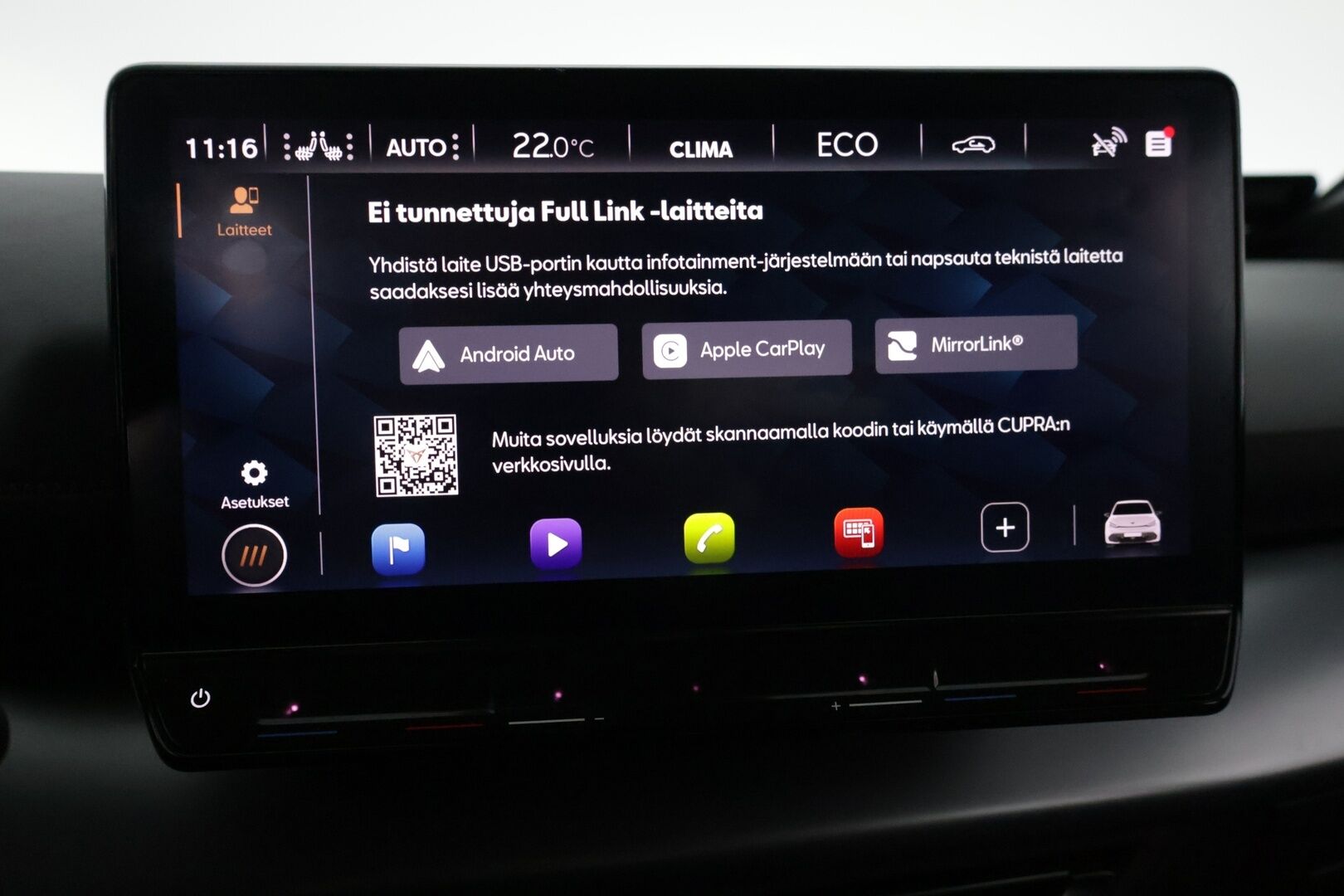 Cupra Born 2022 BORN Impulse 170 kW 77/82 kWh *Mukautuva alusta / Adapt. Vakkari / P. Kamera / Kaistavahti / HUD / Hierova penkki * - SOH 93% / Renkaat ajokuntoiset / Siisti maalipinta / Yksilö! * - HULLU BLACKWEEK KORKOTARJOUS 2,49%