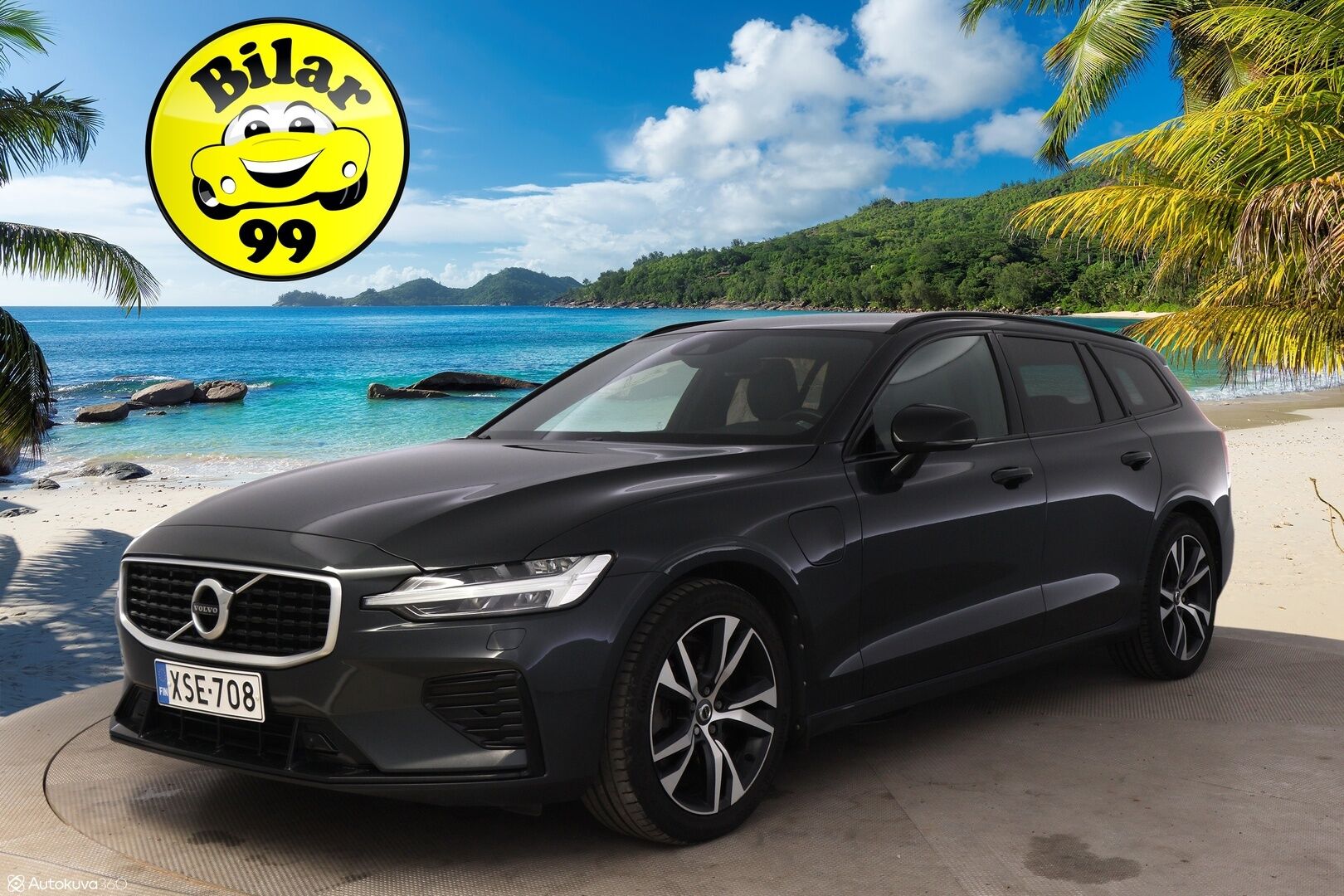 Volvo V60 2020 T8 TwE AWD Business R-Design aut **Adapt. vakkari / Webasto / Navi / VOC / BLIS / LED / P.kamera / Koukku * - Upea väri / Hyvin huollettu / Katso varusteet!