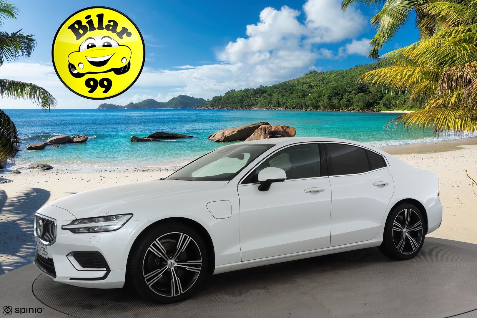 Volvo S60 2021 T8 TwE AWD Business Inscription aut * ACC / P.kamera / Muistipenkki / Webasto / Koukku / LED / Navi * - Nokian Nastarenkaat / Hiljattain Huollettu / Siistikuntoinen / Carplay / 2x Volvo Alut!