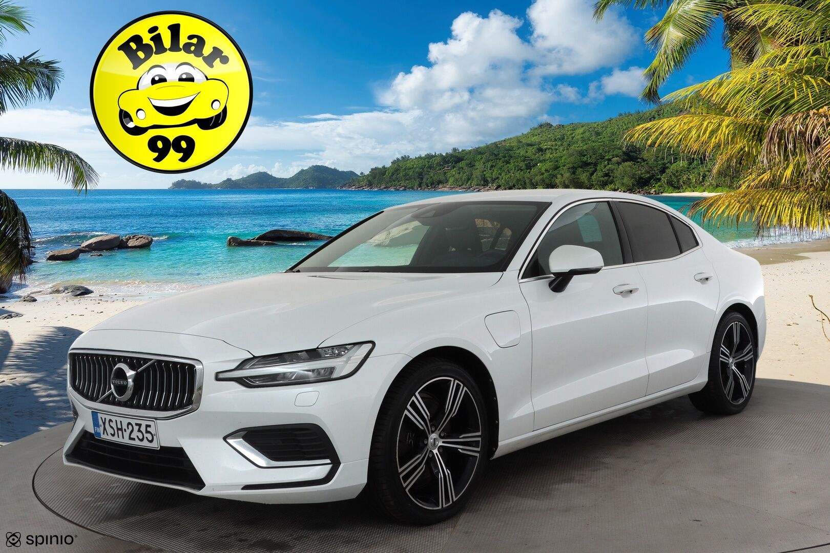 Volvo S60 2021 T8 TwE AWD Business Inscription aut * ACC / P.kamera / Muistipenkki / Webasto / Koukku / LED / Navi * - Kahdet renkaat aluvanteilla - HULLU BLACKWEEK KORKOTARJOUS 2,49%