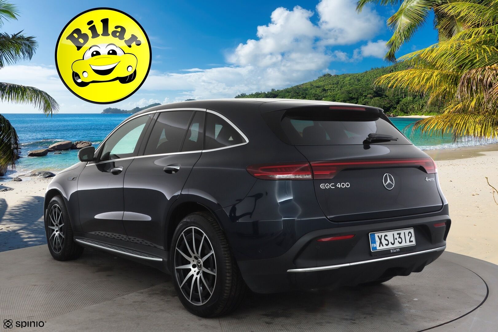 Mercedes-Benz EQC 2021 400 4Matic - | Distronic+ | Lisälämmitin | Koukku | Muistipenkit | Widescreen | Kattoluukku | Burmester | LED | 360-Kamera | Sporttinahat | Keyless | Apple&Android | Kahdet Renkaat |