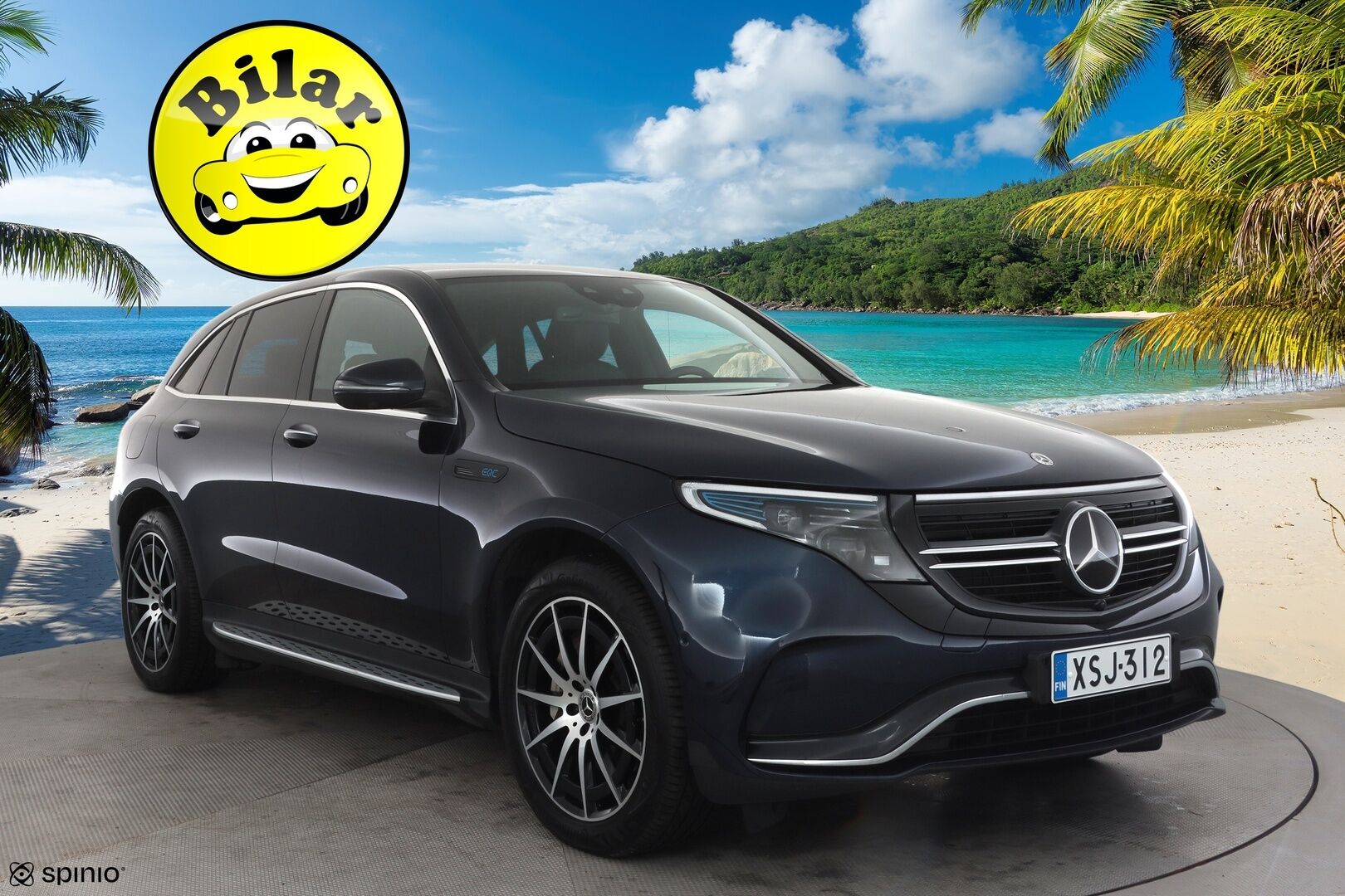 Mercedes-Benz EQC 2021 400 4Matic - | Distronic+ | Lisälämmitin | Koukku | Muistipenkit | Widescreen | Kattoluukku | Burmester | LED | 360-Kamera | Sporttinahat | Keyless | Apple&Android | Kahdet Renkaat |