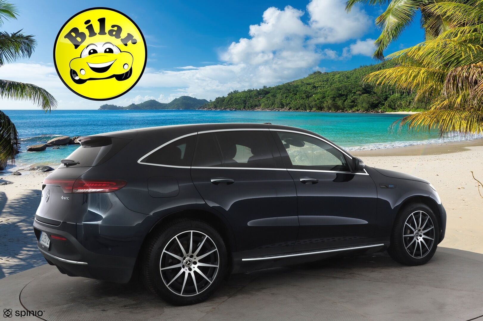 Mercedes-Benz EQC 2021 400 4Matic - | Distronic+ | Lisälämmitin | Koukku | Muistipenkit | Widescreen | Kattoluukku | Burmester | LED | 360-Kamera | Sporttinahat | Keyless | Apple&Android | Kahdet Renkaat |