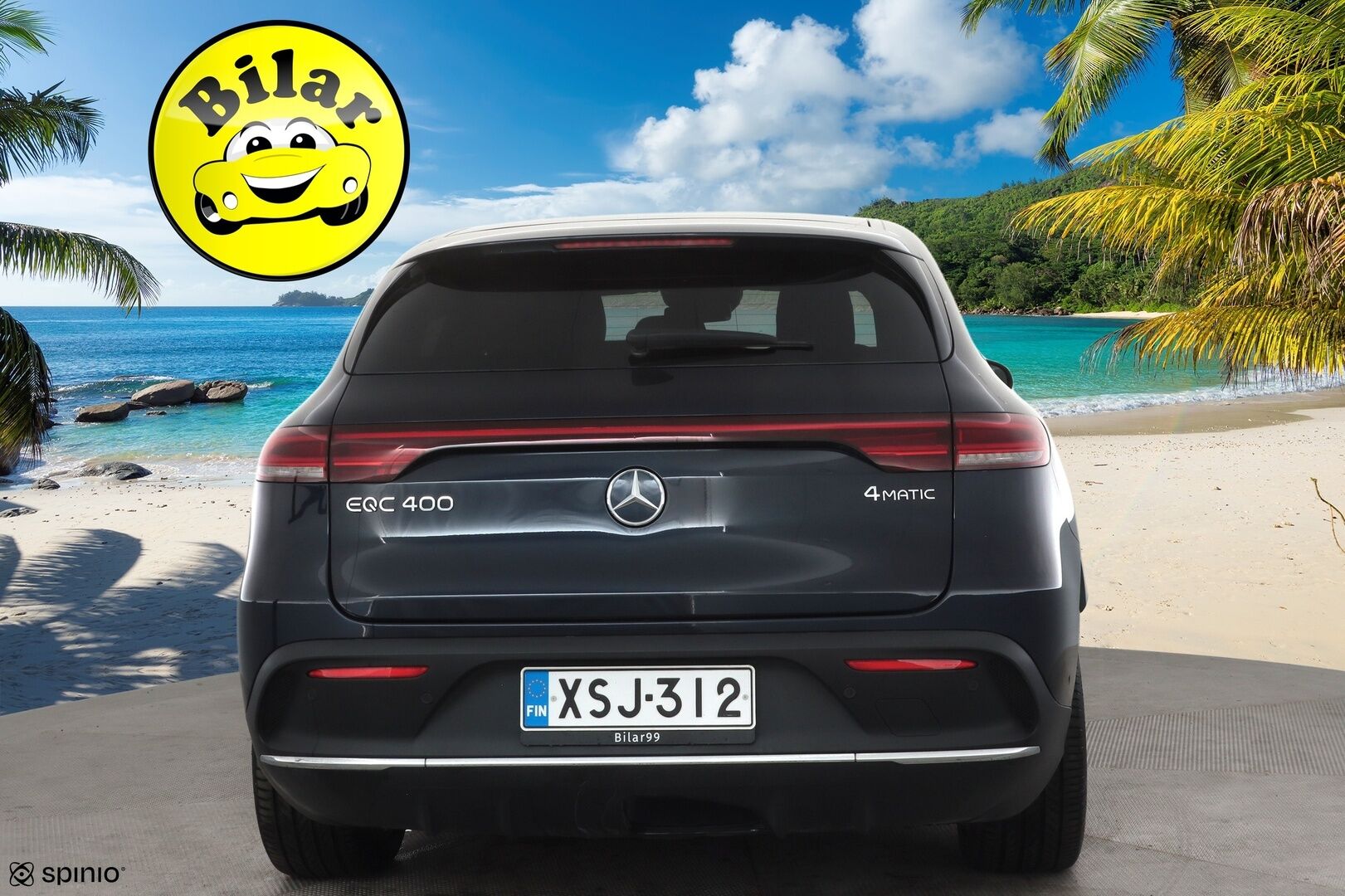 Mercedes-Benz EQC 2021 400 4Matic - | Distronic+ | Lisälämmitin | Koukku | Muistipenkit | Widescreen | Kattoluukku | Burmester | LED | 360-Kamera | Sporttinahat | Keyless | Apple&Android | Kahdet Renkaat |