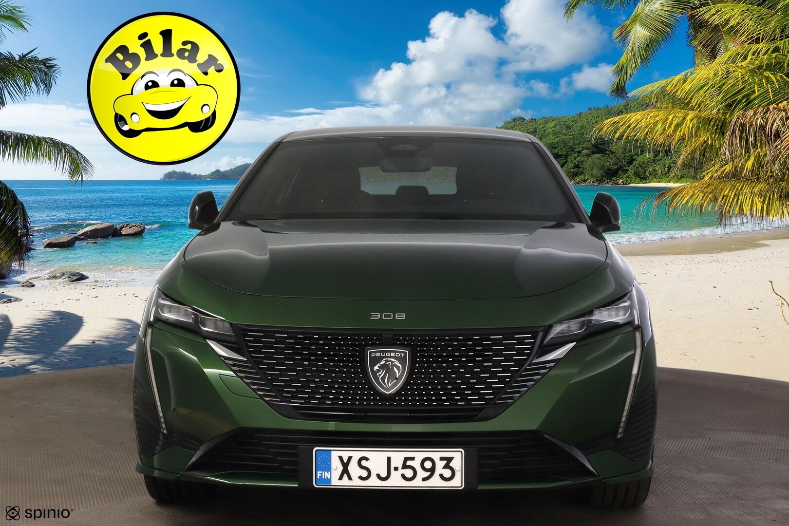 Peugeot E-308 2023 First Edition  54 kWh 156 Automaatti - | Suomi-auto | Lämpöpumppu | Keyless | 360 Peruutuskamera + tutkat edessä ja takana | Kahdet renkaat + vanteet |