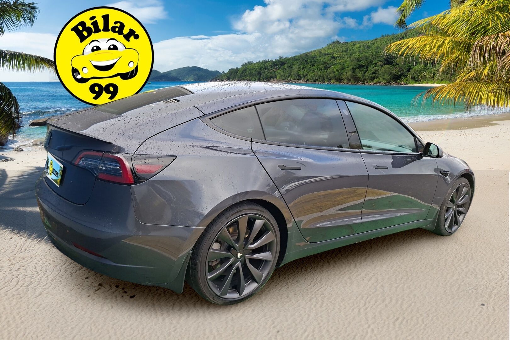 Tesla Model 3 2023 Standard Range Plus - | ILP | Koukku | ACC | Lasikatto | Matrix-LED | P.Kamera | Muistipenkki | Premium Speakers | Navi | Kaistavahti | Keyless | 2x renkaat ja vanteet