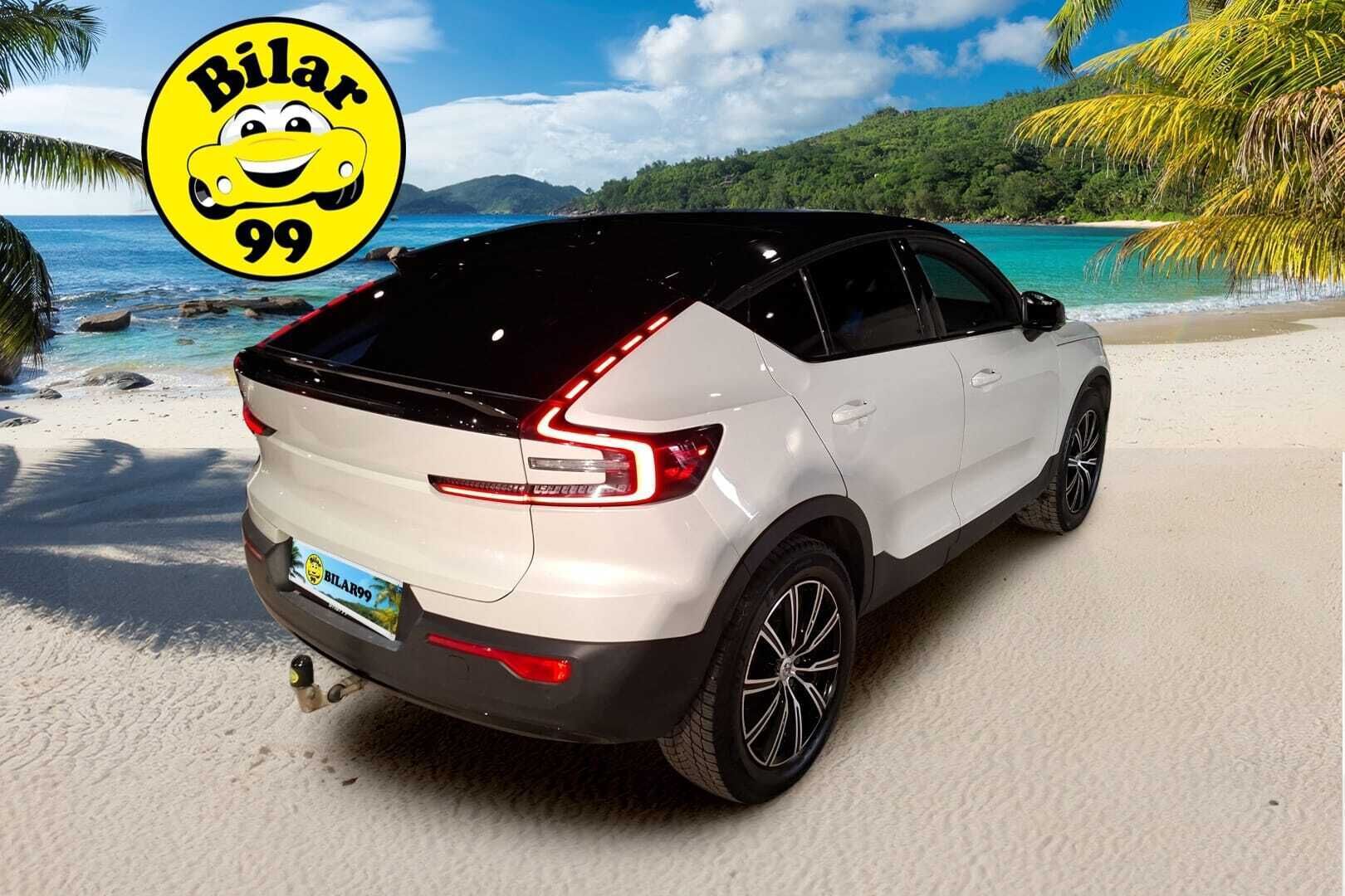 Volvo C40 2022 Recharge Twin Ultimate AWD ** Lämpöpumppu / Pixel / Google / 360 kamera / H&K / Panorama / Koukku / 2x renkaat vanteilla - Upean värinen C40 Volvo kaksilla renkailla, vetokoukulla, 360 asteisella kameralla ja Harman&Kardon äänentoistolla! - HULLUT AVAJAISHULINAT KORKOTARJOUS 3,29 %