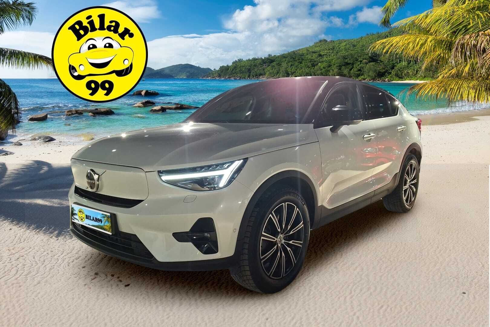 Volvo C40 2022 Recharge Twin Ultimate AWD ** Lämpöpumppu / Pixel / Google / 360 kamera / H&K / Panorama / Koukku / 2x renkaat vanteilla - Upean värinen C40 Volvo kaksilla renkailla, vetokoukulla, 360 asteisella kameralla ja Harman&Kardon äänentoistolla! - HULLUT AVAJAISHULINAT KORKOTARJOUS 3,29 %