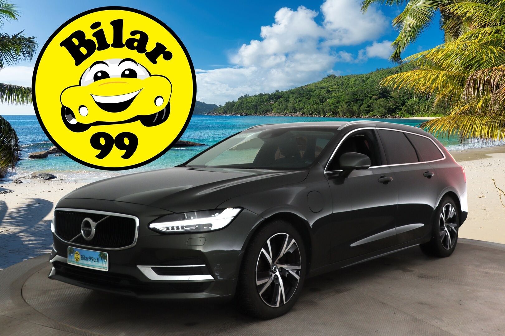 Volvo V90 2020 T8 Recharge AWD Momentum Aut. *Adapt.Vakkari / Webasto / HUD / 360° / Muistipenkki / Nahkasisusta / KeylessGo / Sähköluukku*