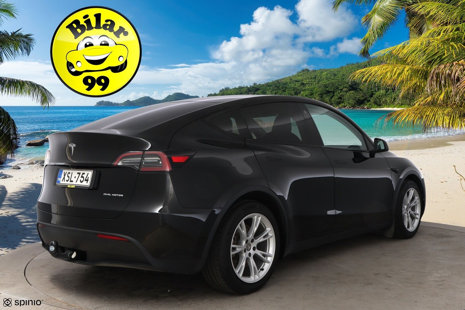 Tesla Model Y 2024 Long Range - 1-Omisteinen Suomiauto / Vetokoukku / Lämpöpumppu / Matrix LED / P.Kamera / Adapt.Vakkari / Lasikatto / 2x Vanteet / Juuri saapunut Tampereelle!