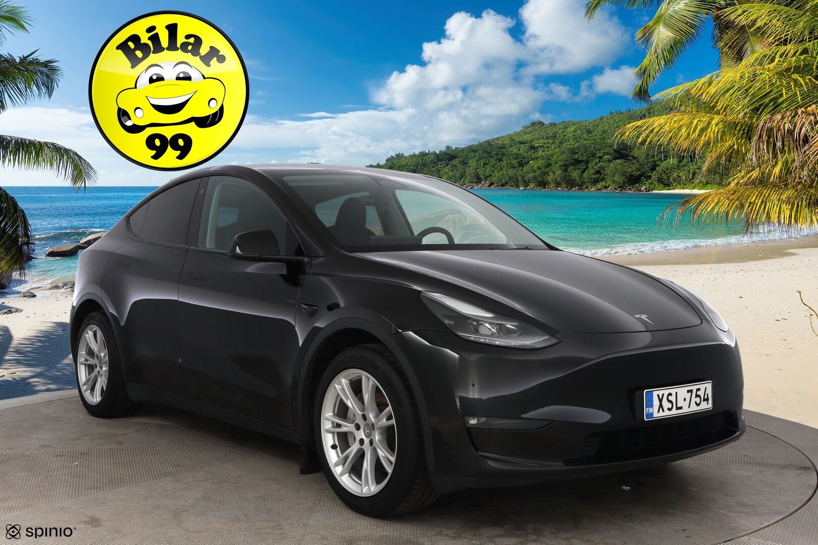 Tesla Model Y 2024 Long Range - 1-Omisteinen Suomiauto / Vetokoukku / Lämpöpumppu / Matrix LED / P.Kamera / Adapt.Vakkari / Lasikatto / 2x Vanteet / Juuri saapunut Tampereelle!