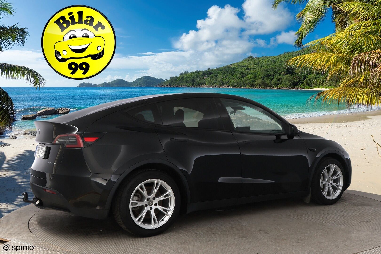 Tesla Model Y 2024 Long Range - 1-Omisteinen Suomiauto / Vetokoukku / Lämpöpumppu / Matrix LED / P.Kamera / Adapt.Vakkari / Lasikatto / 2x Vanteet / Juuri saapunut Tampereelle!