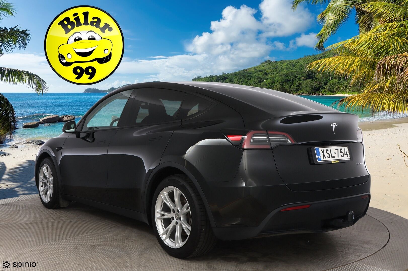 Tesla Model Y 2024 Long Range - 1-Omisteinen Suomiauto / Vetokoukku / Lämpöpumppu / Matrix LED / P.Kamera / Adapt.Vakkari / Lasikatto / 2x Vanteet / Juuri saapunut Tampereelle!