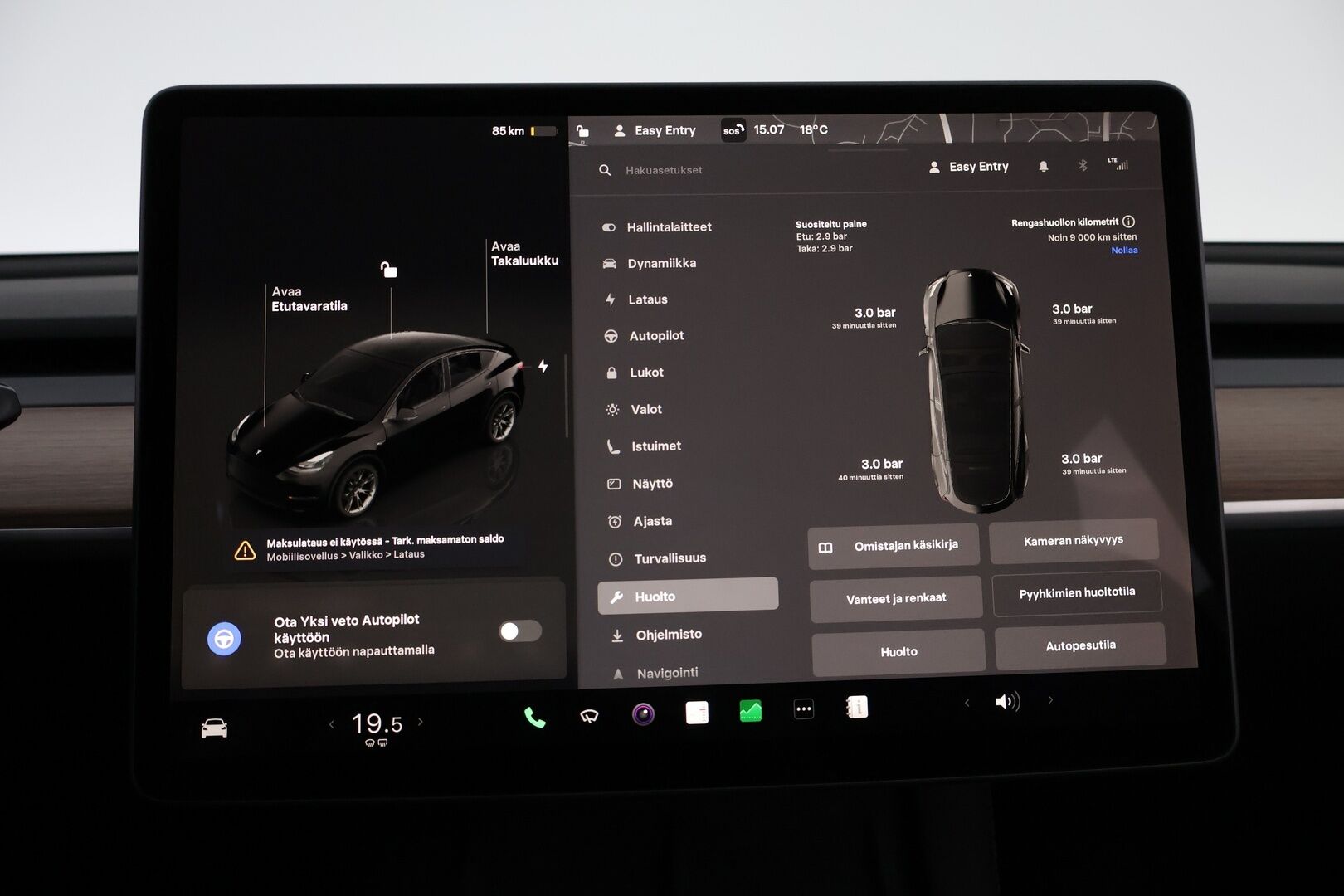 Tesla Model Y 2024 Long Range - 1-Omisteinen Suomiauto / Vetokoukku / Lämpöpumppu / Matrix LED / P.Kamera / Adapt.Vakkari / Lasikatto / 2x Vanteet / Juuri saapunut Tampereelle!