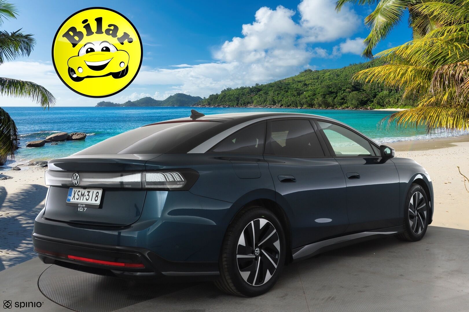Volkswagen ID.7 2024 Pro Elegance 210 kW Akku 77 kWh - | ACC | ILP | Koukku | Muistipenkit hieronnalla | HUD | 360° | IQ.Light | Nahka-alcantara | Travel Assist | Ambient | 1-om suomiauto | ALV |