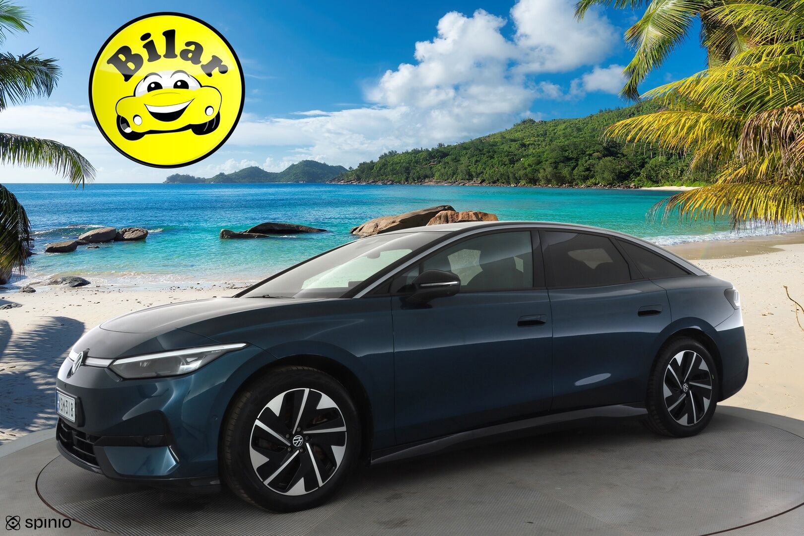 Volkswagen ID.7 2024 Pro Elegance 210 kW Akku 77 kWh - | ACC | ILP | Koukku | Muistipenkit hieronnalla | HUD | 360° | IQ.Light | Nahka-alcantara | Travel Assist | Ambient | 1-om suomiauto | ALV |