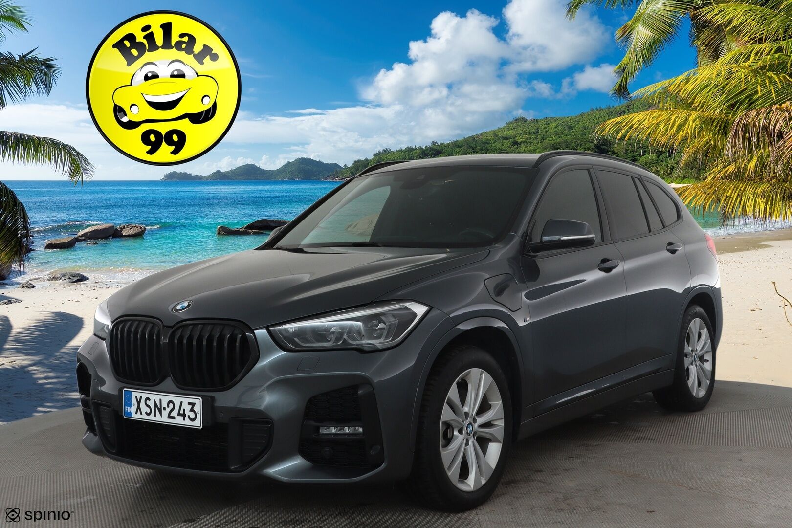 BMW X1 2021 F48 xDrive25e A Charged Edition M Sport *ACC / HUD / Hifi / P.kamera / Adapt.LED / Navi / Sporttinahat* - Akku kuntotarkastettu / Kahdet renkaat aluvanteilla