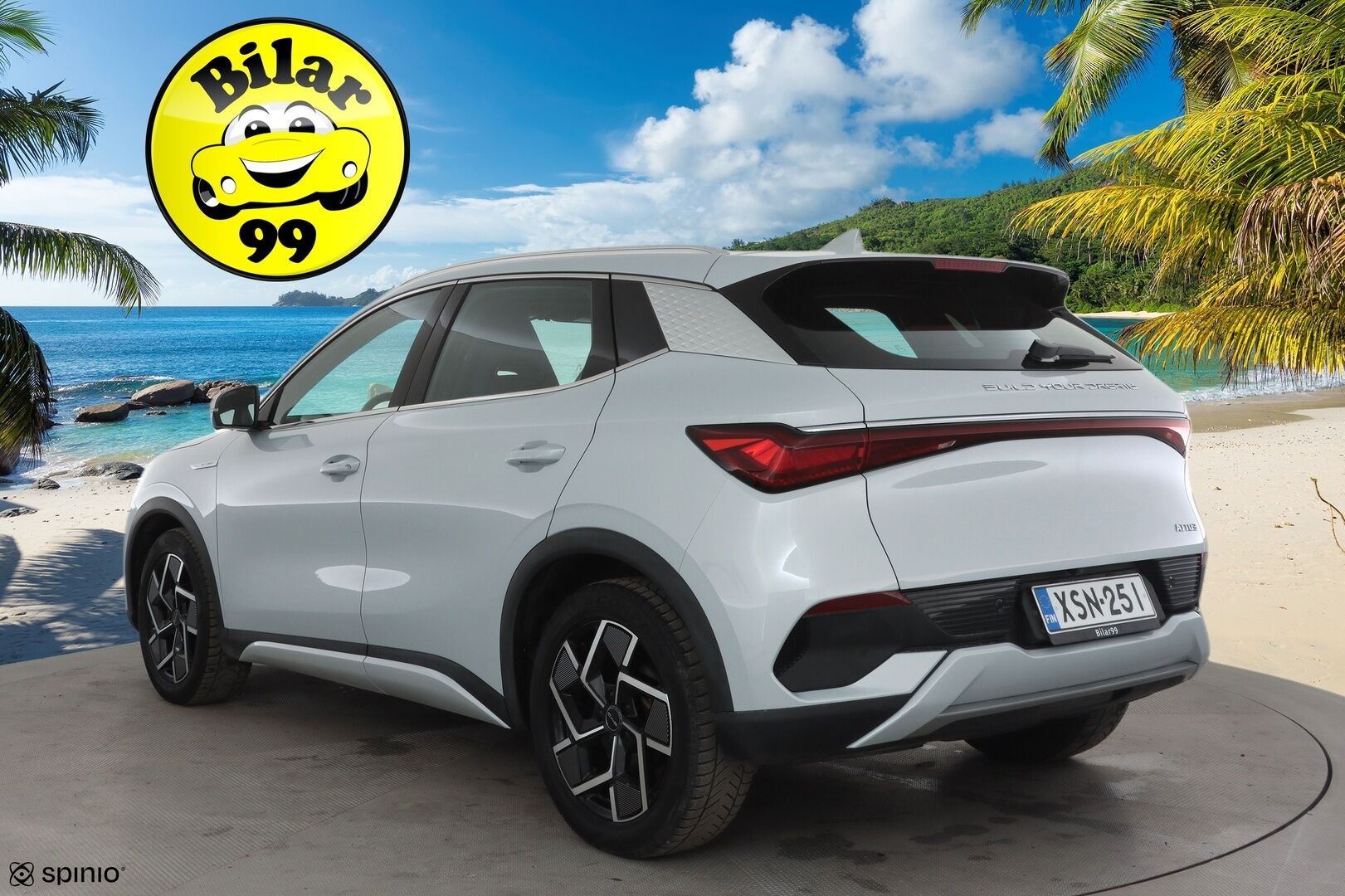 BYD Atto 3 2022 Design * ILP / Panorama / 360 / ACC / LED / Sähköpenkit / Navi / Kaistavahti / Keyless * - 2x Latauskaapelit / Kahet renkaat aluvanteilla - HULLUT AVAJAISHULINAT KORKOTARJOUS 3,29 %