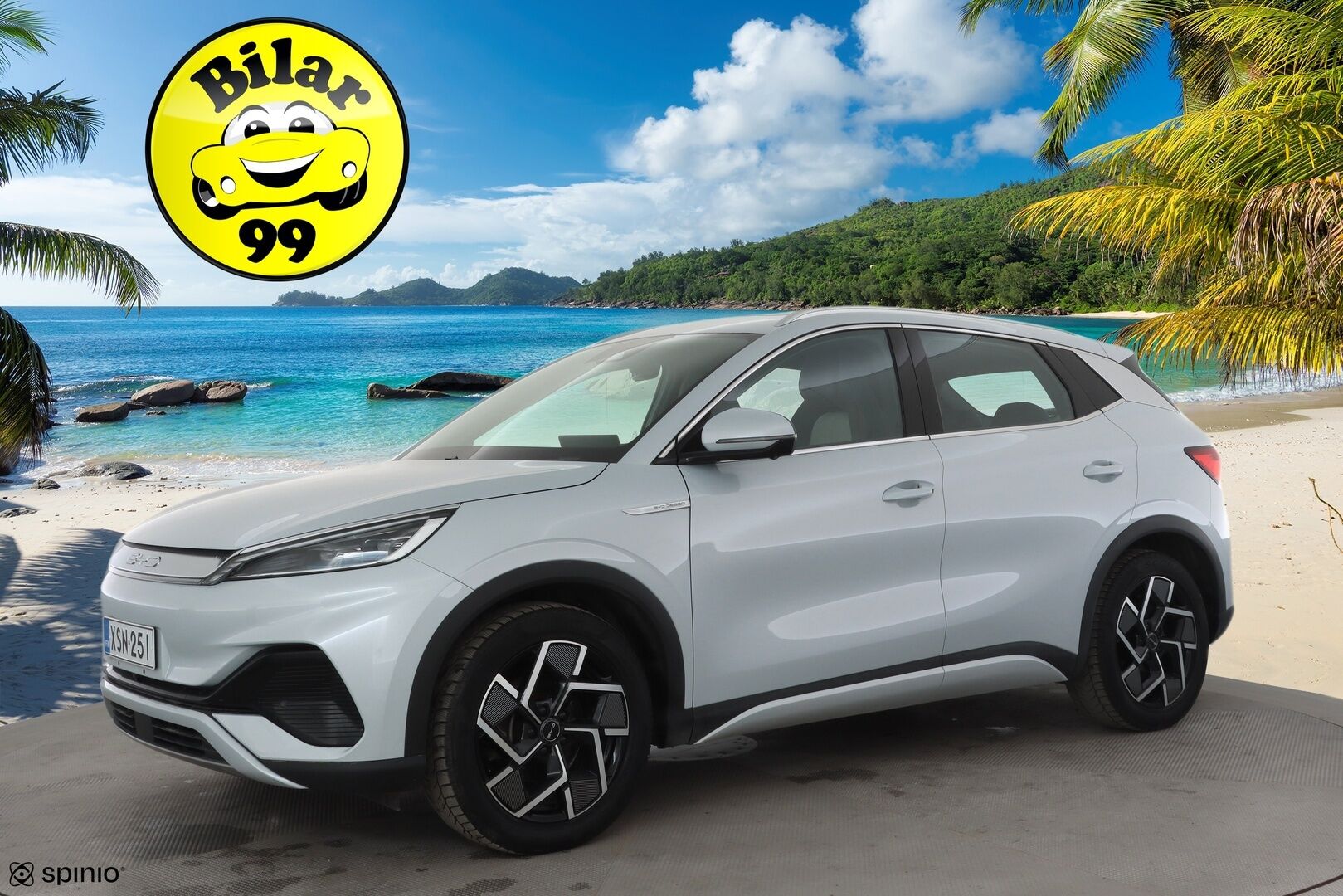 BYD Atto 3 2022 Design * ILP / Panorama / 360 / ACC / LED / Sähköpenkit / Navi / Kaistavahti / Keyless * - 2x Latauskaapelit / Kahet renkaat aluvanteilla - HULLUT AVAJAISHULINAT KORKOTARJOUS 3,29 %