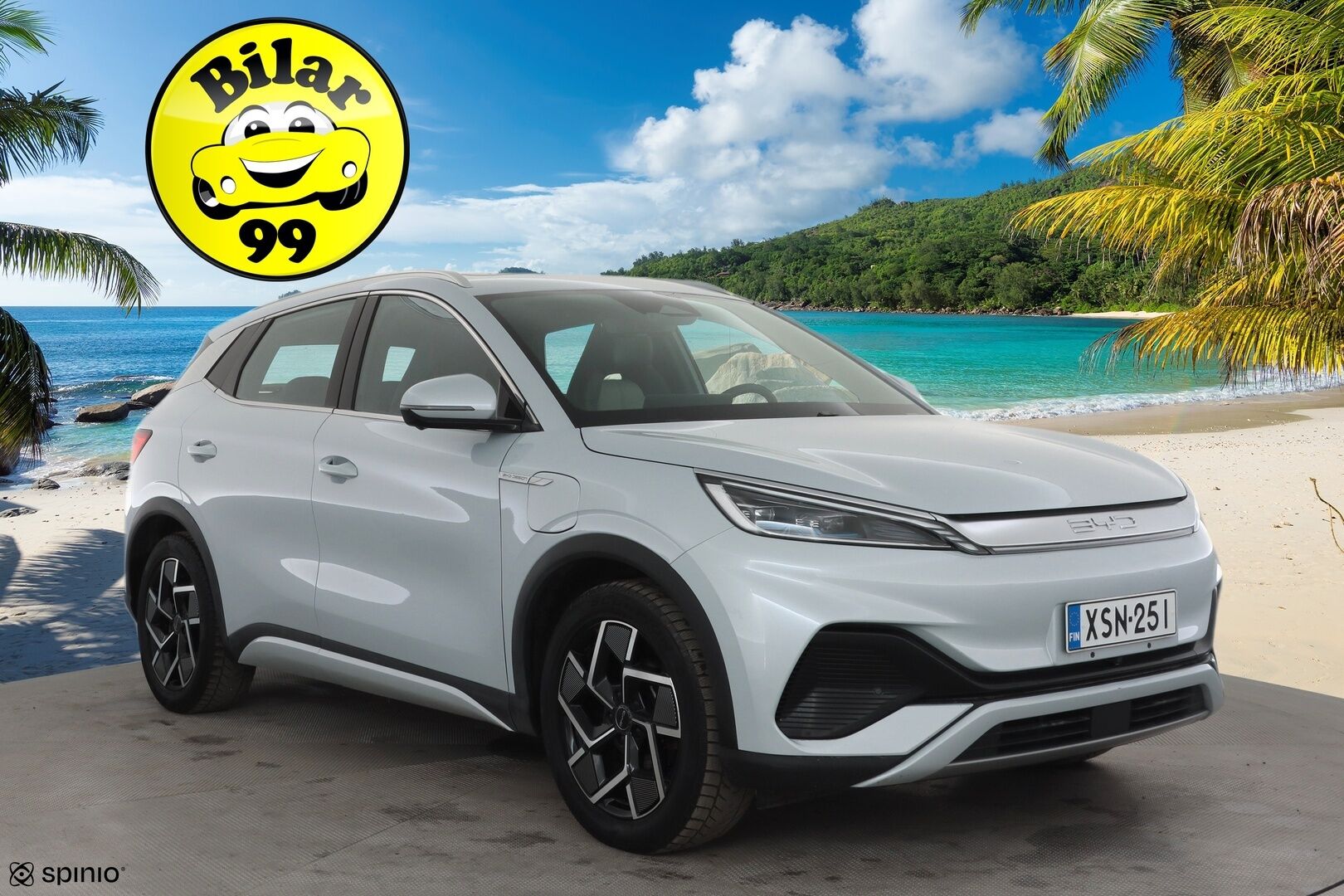 BYD Atto 3 2022 Design * ILP / Panorama / 360 / ACC / LED / Sähköpenkit / Navi / Kaistavahti / Keyless * - 2x Latauskaapelit / Kahet renkaat aluvanteilla - HULLUT AVAJAISHULINAT KORKOTARJOUS 3,29 %