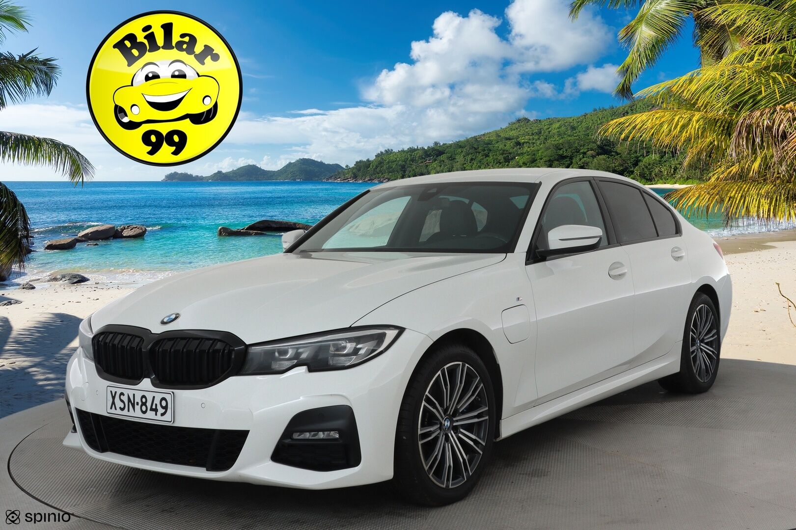 BMW 330E 2020 G20 Sedan 330e A Charged Edition M Sport **Vakkari / Sporttipenkit / P.tutkat / Digimittaristo / Nahka-Alcantara** - Kahdet renkaat aluvanteilla