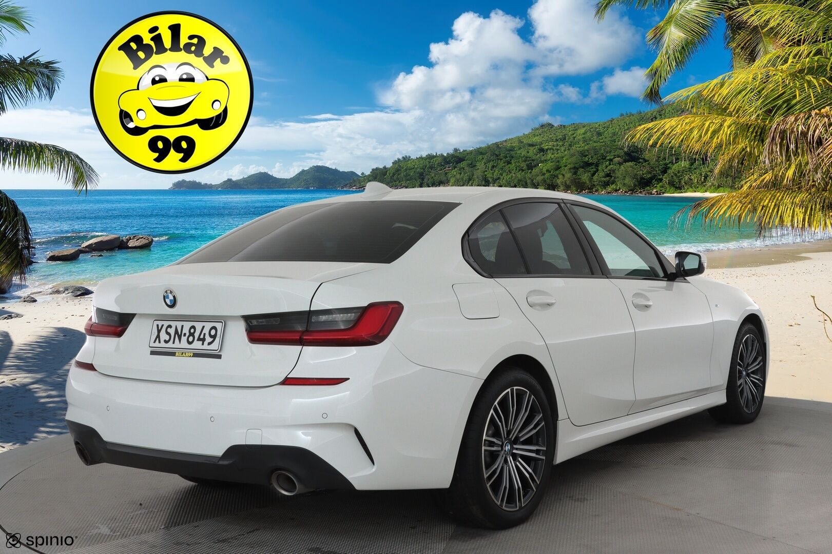 BMW 330E 2020 G20 Sedan 330e A Charged Edition M Sport **Vakkari / Sporttipenkit / P.tutkat / Digimittaristo / Nahka-Alcantara** - Kahdet renkaat aluvanteilla