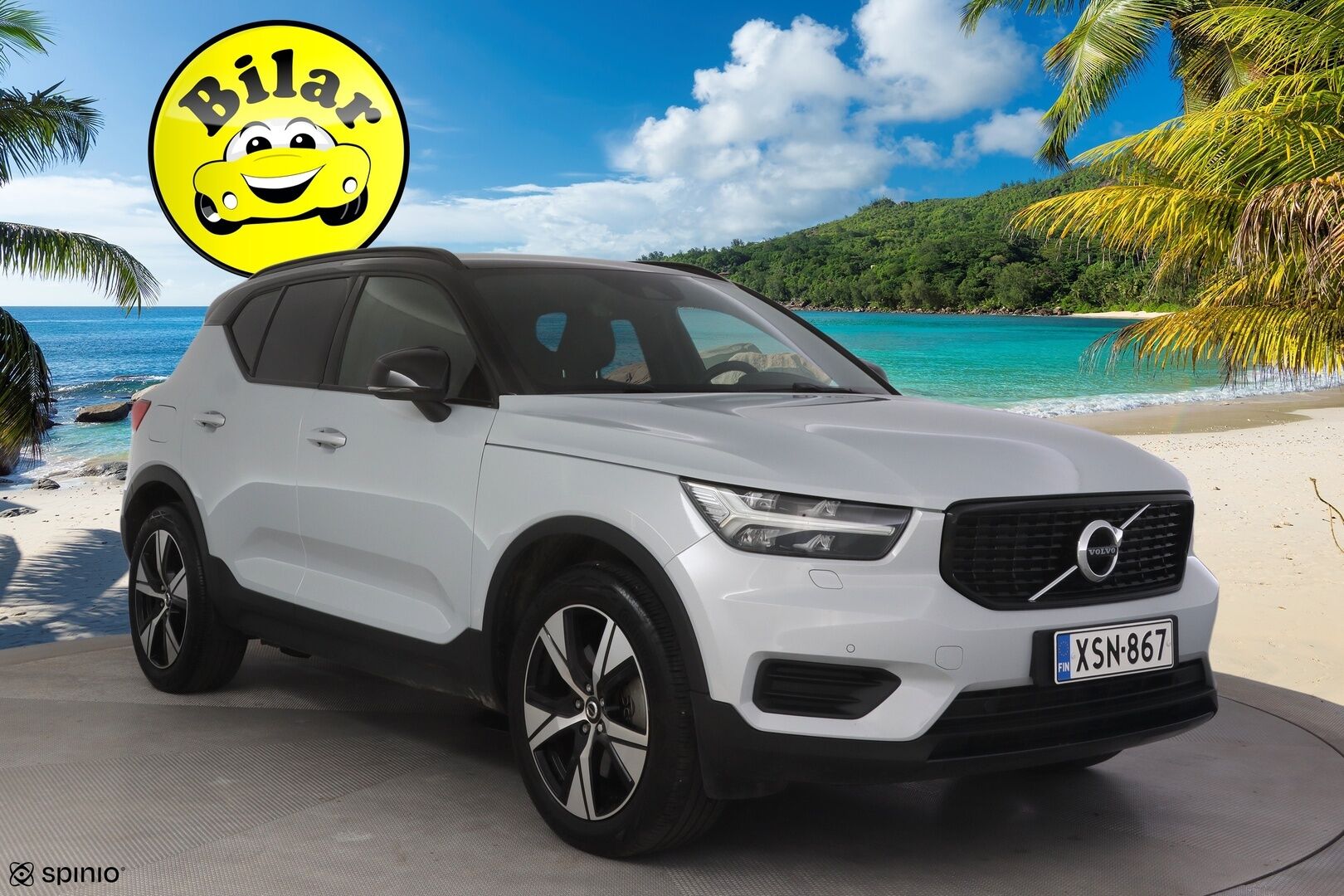Volvo XC40 2022 T5 Recharge TwE R-Design aut - | R-Design | Pilot Assist | P.kamera | Full-LED | KeyLessGo | VOC | Sportpenkit | SENSUS | Apple&Android | Sähk.takaluukku | SOH 90% |